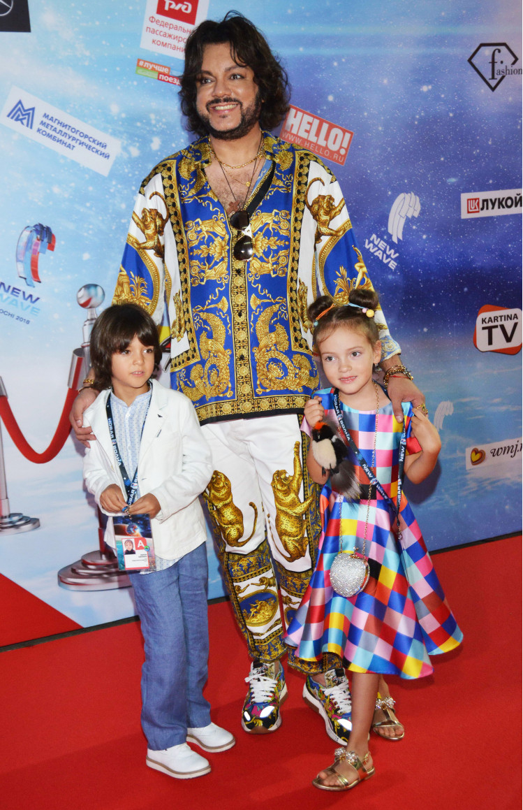 Филипп Киркоров с дочерью Аллой-Викторией и сыном Мартином. Фото: Евгений Николаев