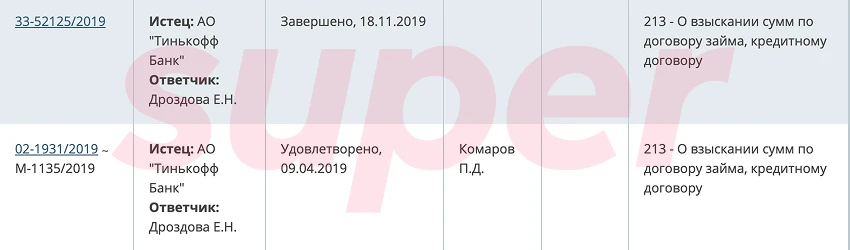 Суд Елены Дроздовой. Фото: портал Мировых судей города Москвы