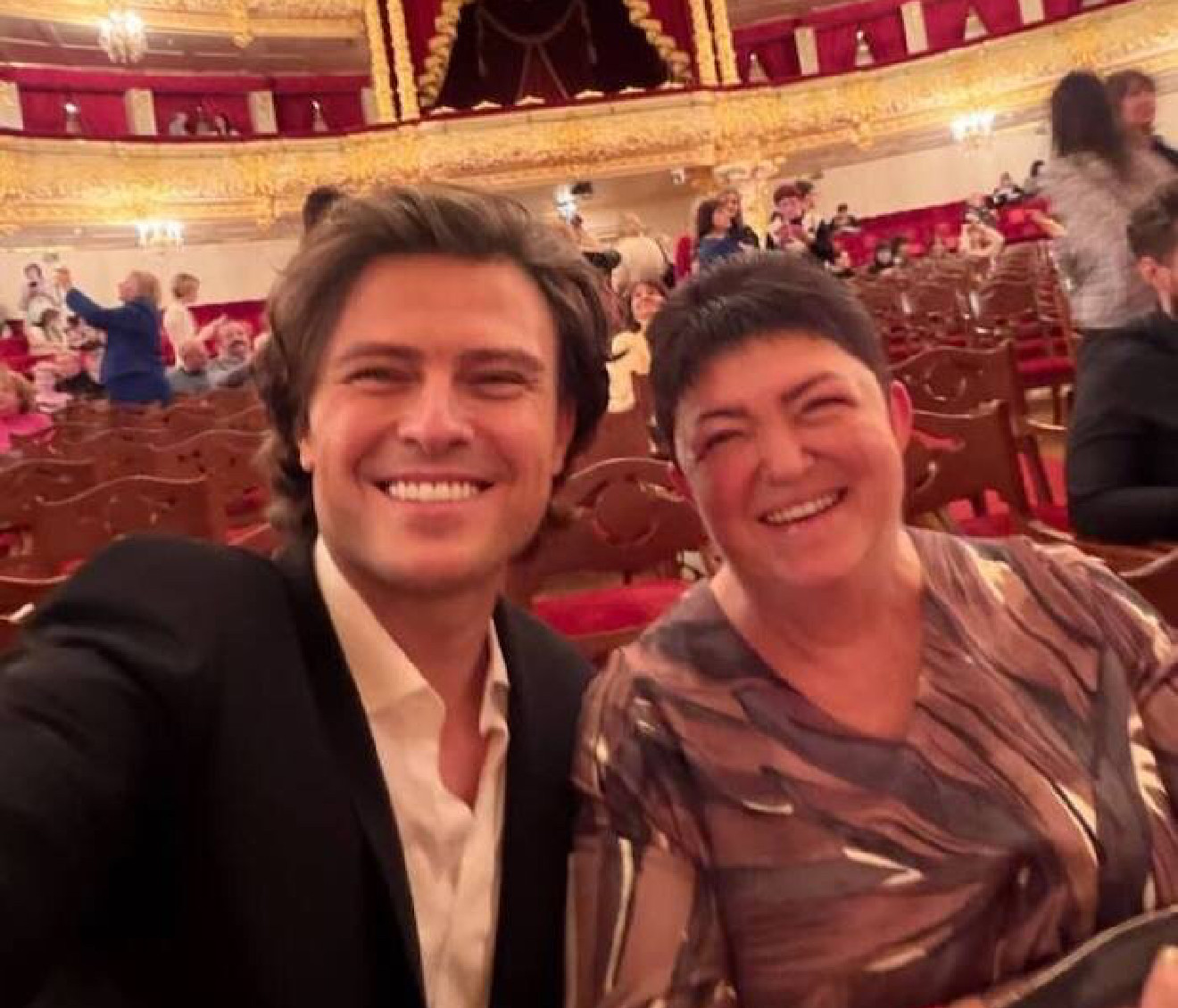 Прохор Шаляпин с мамой. Фото: Telegram-канал Прохор Шаляпин