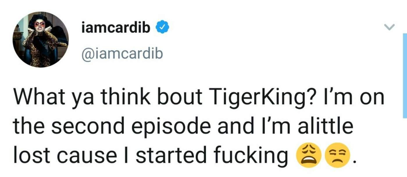 Твиттер @iamcardib