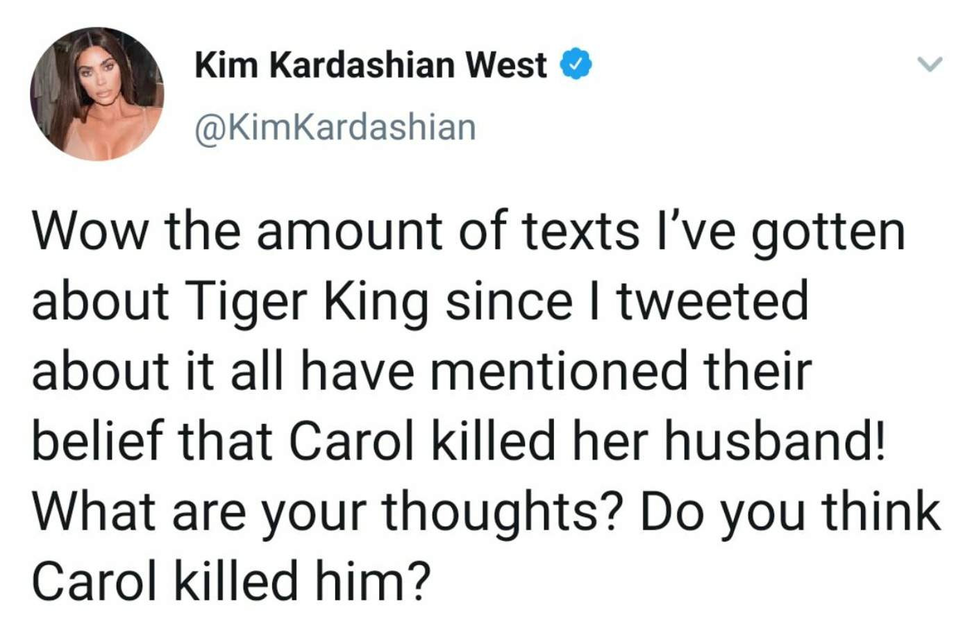 Твиттер @kimkardashian