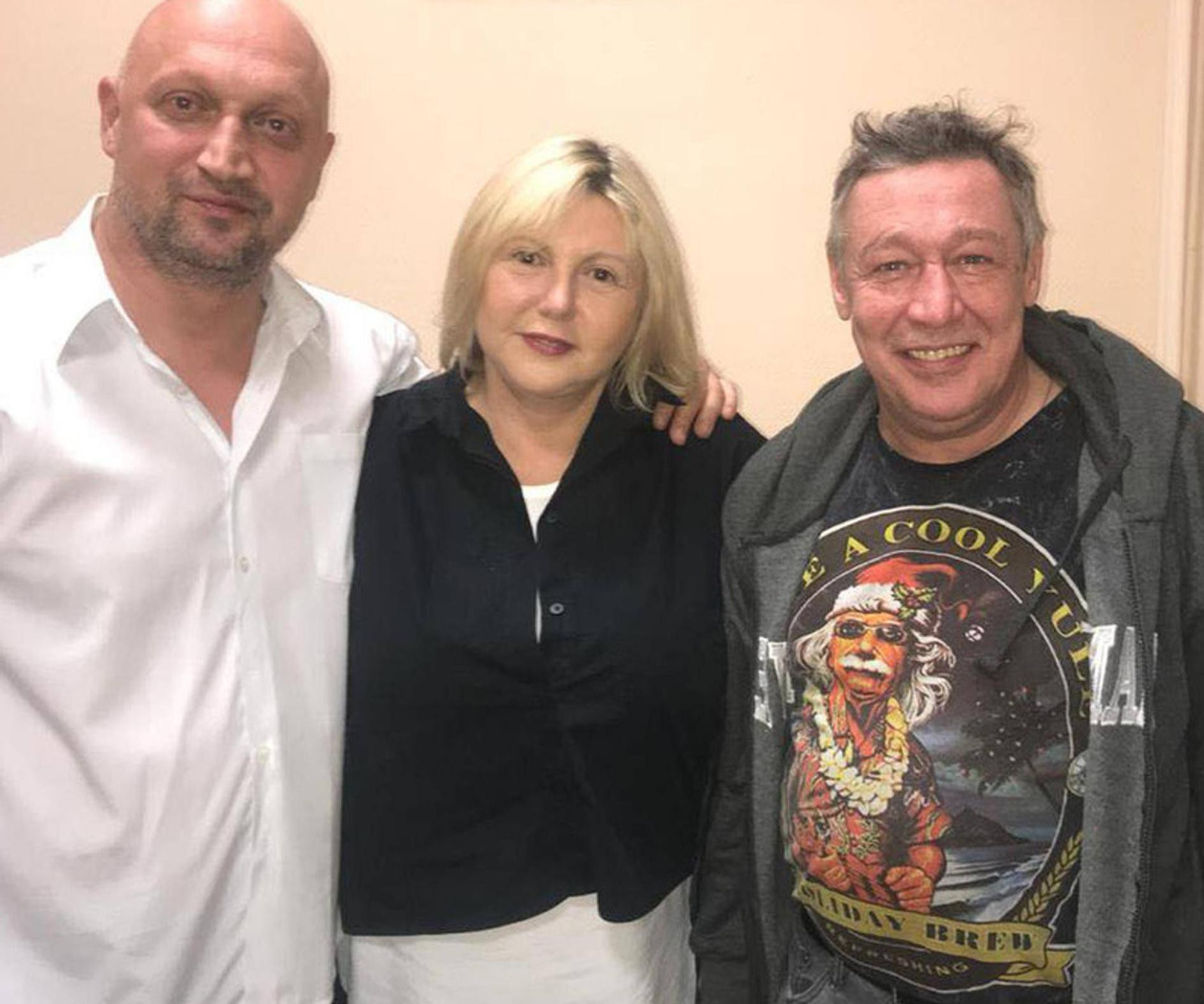 Михаил Ефремов, Татьяна Беркович и Гоша Куценко. Фото © КП