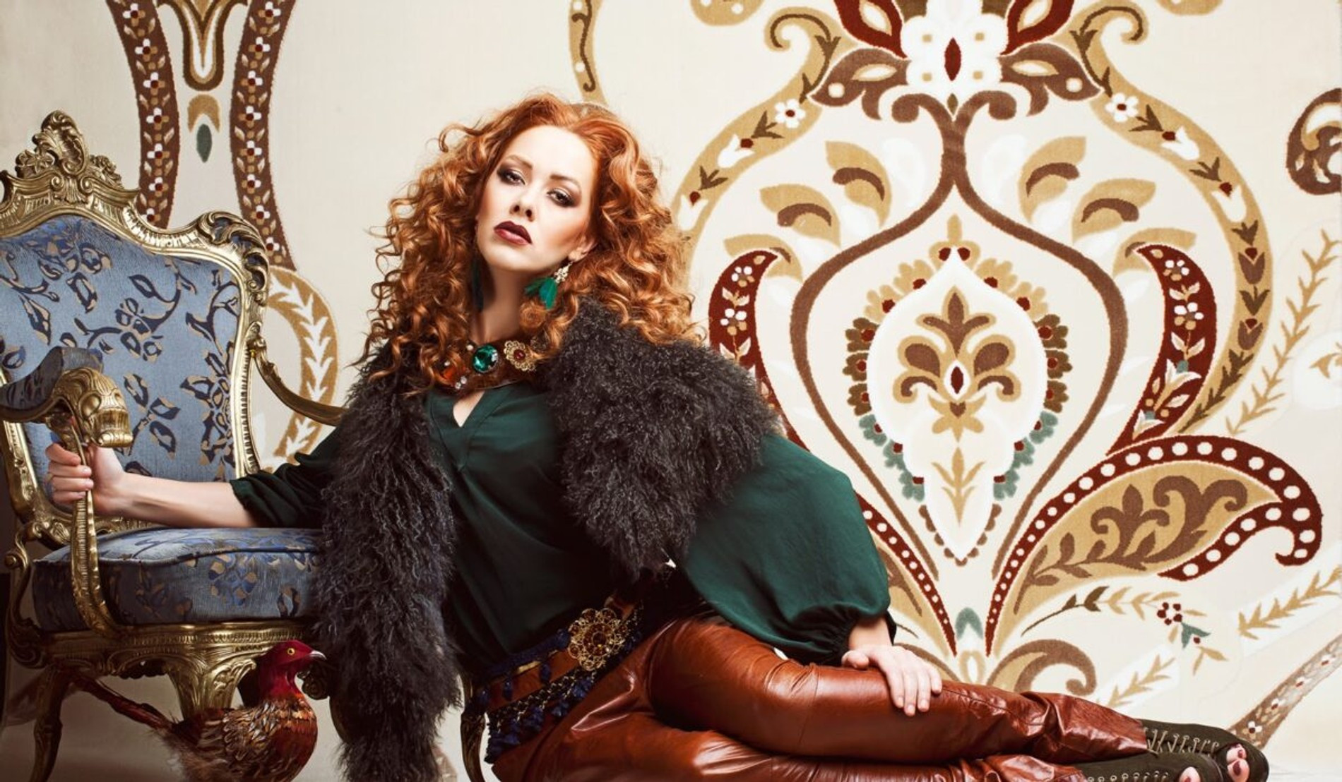Фотосессия Судаковой для журнала Fashion Collection