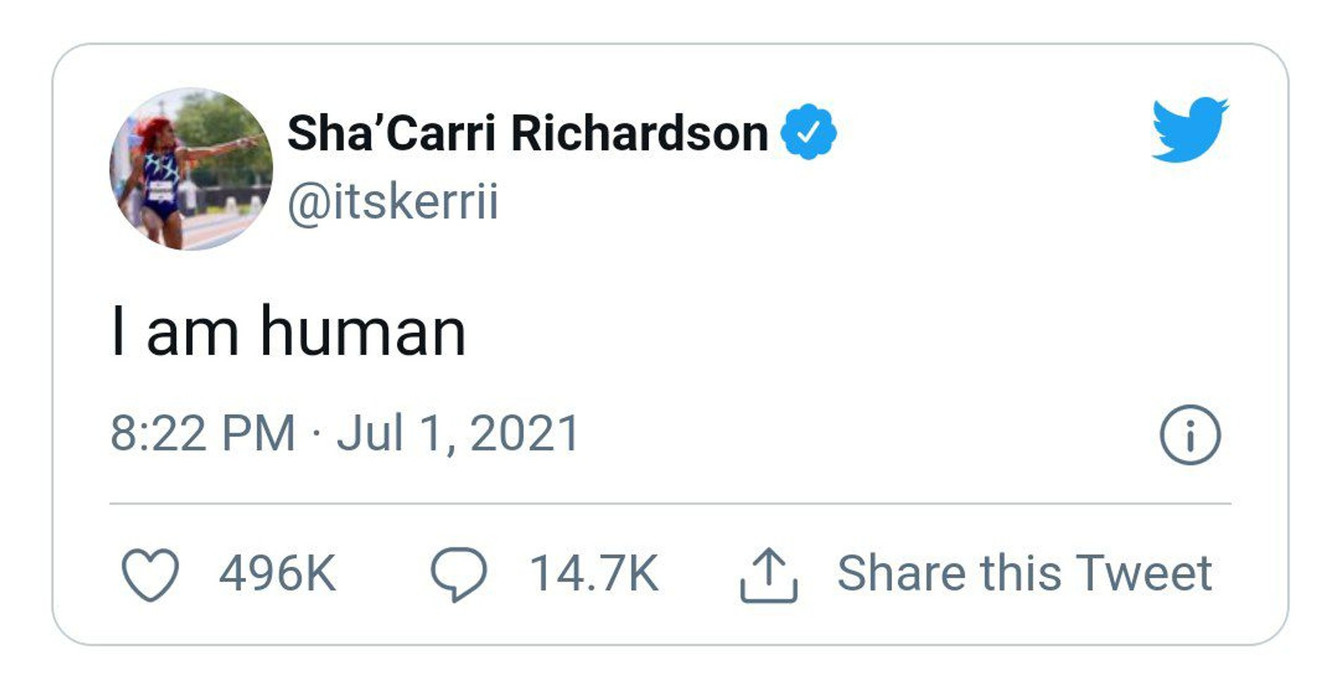 Скриншот твита