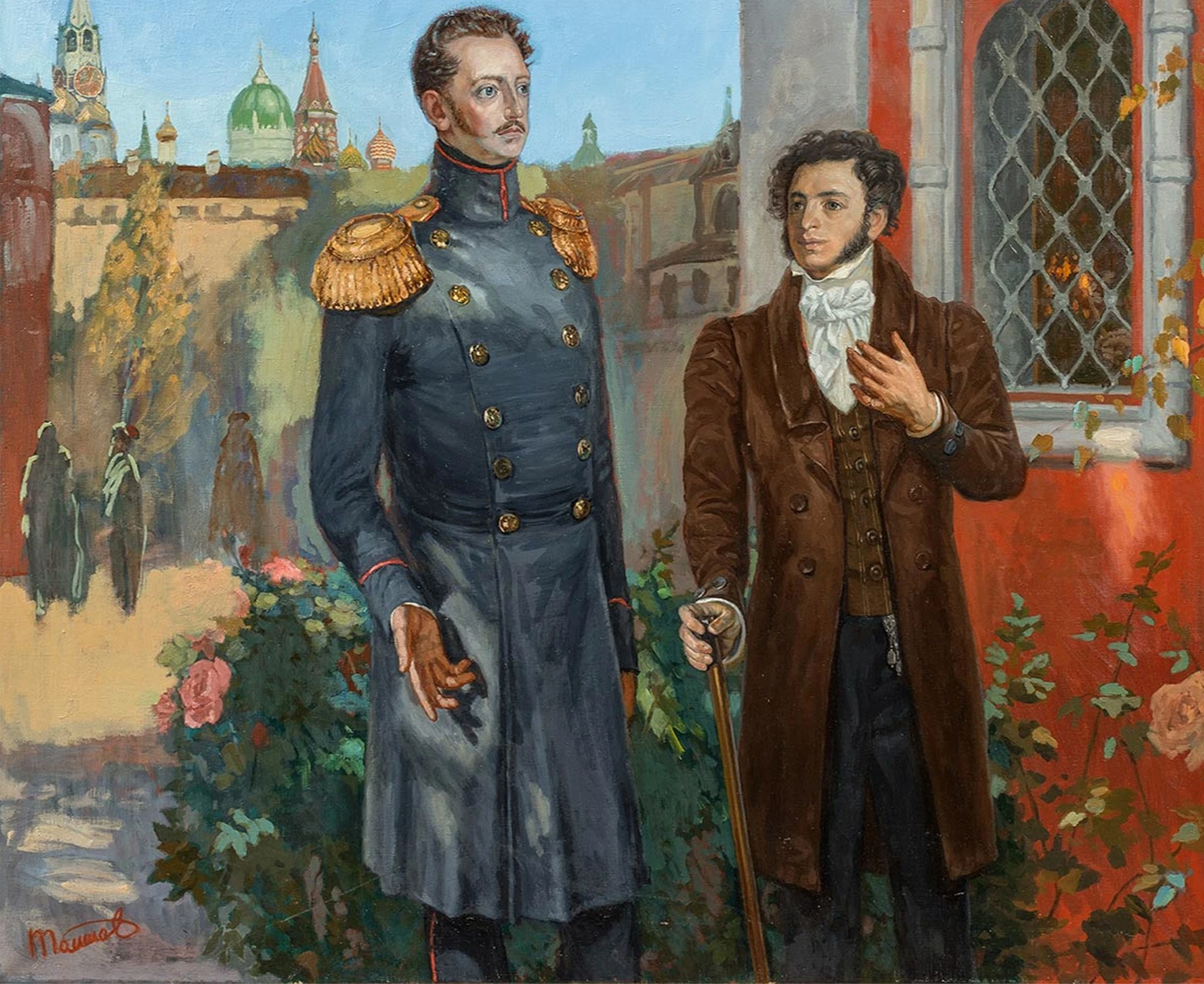 Николай I и Александр Пушкин