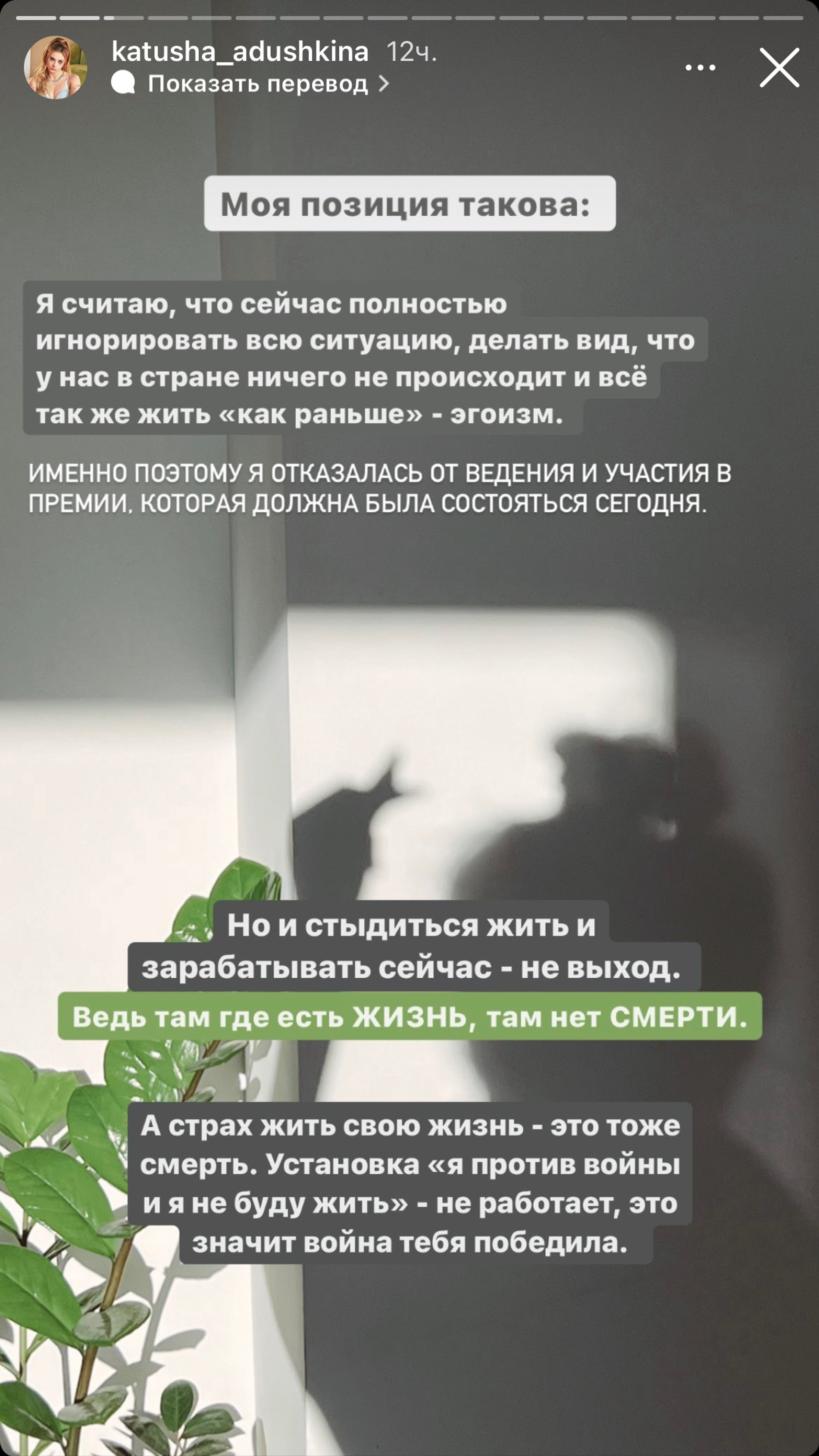 Фото: Инстаграм Кати Адушкиной