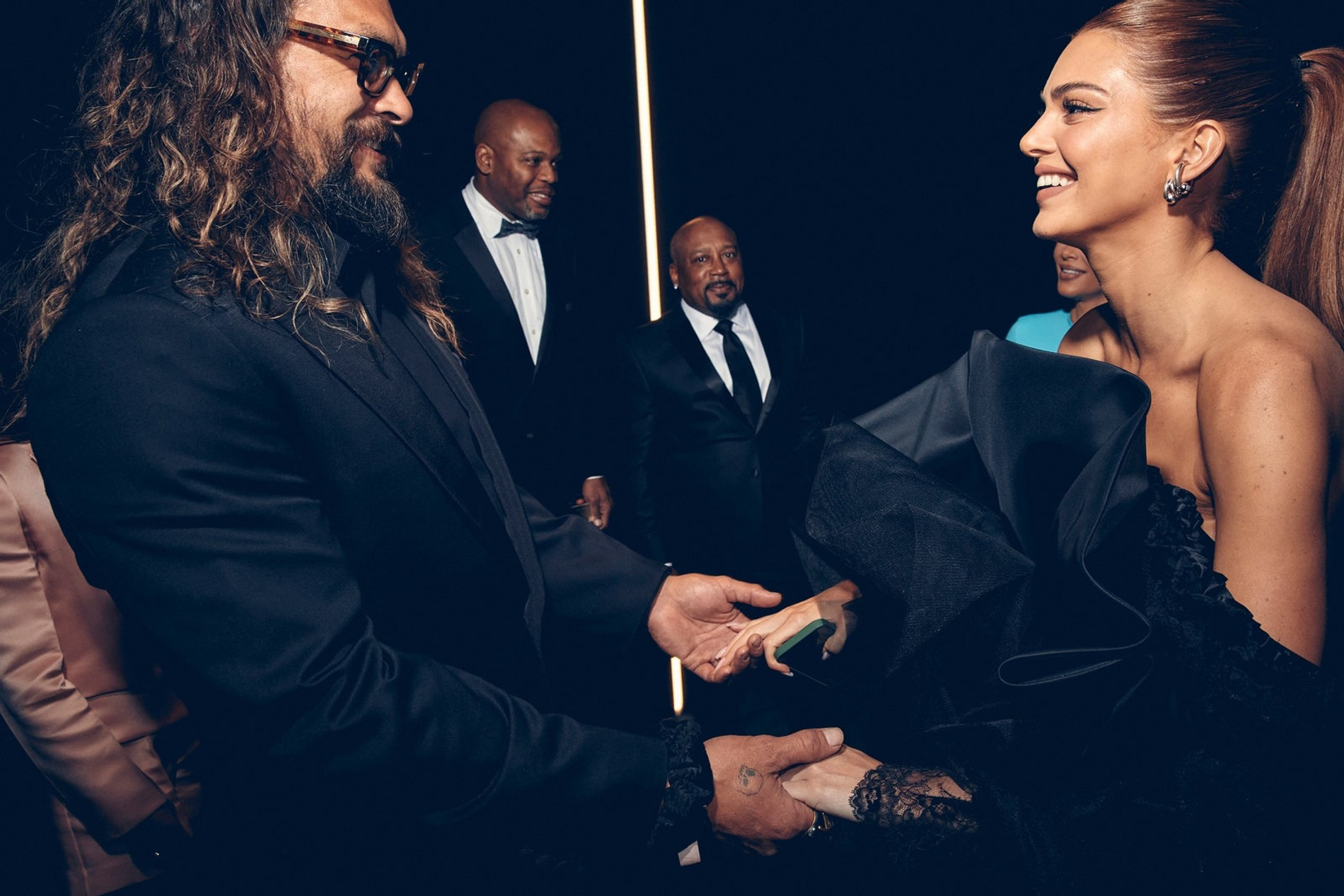 Джейсон Момоа и Кендалл Дженнер 
Фото: Vanity Fair 