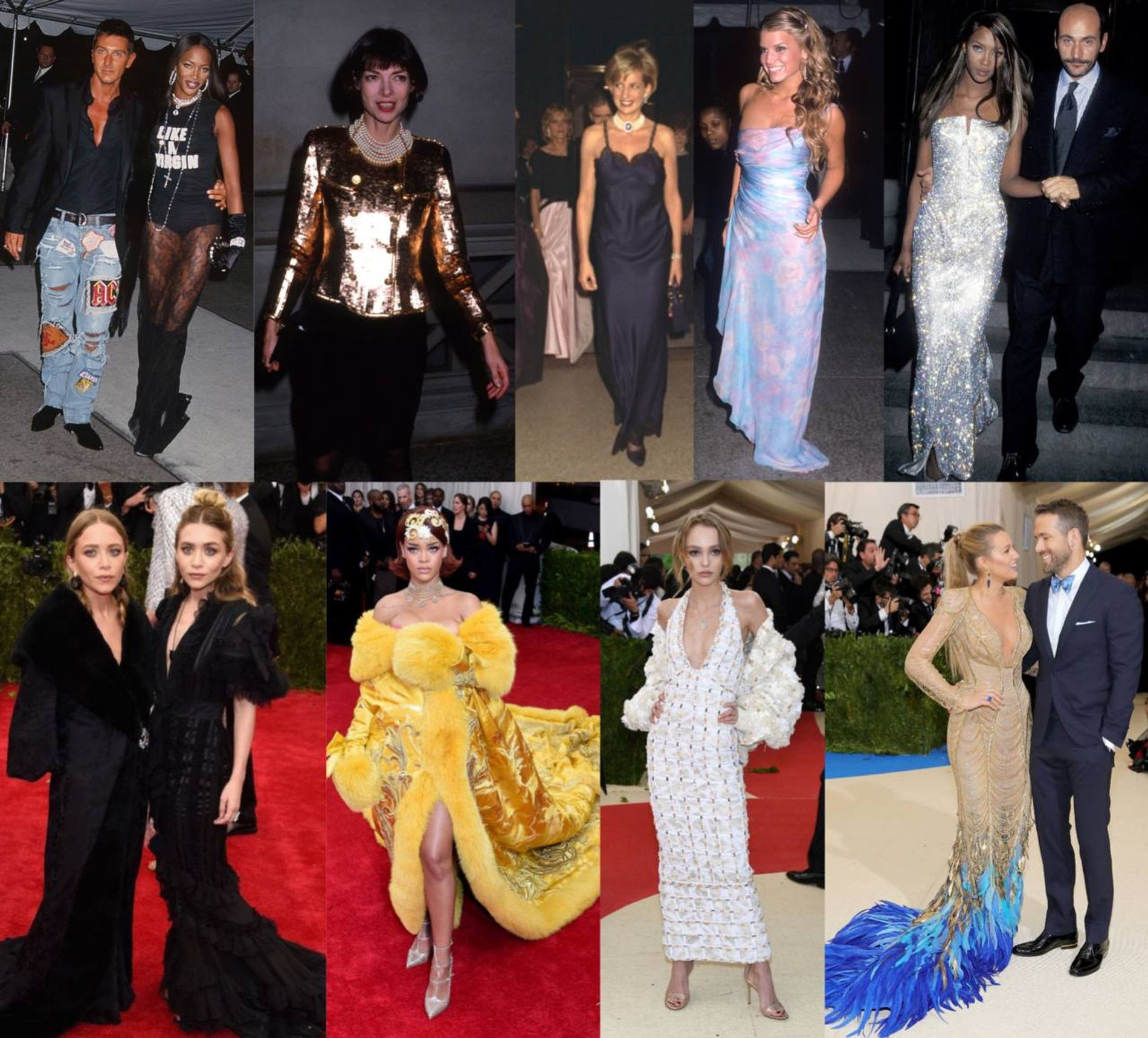 Met Gala в разные годы
Фото: Getty Images