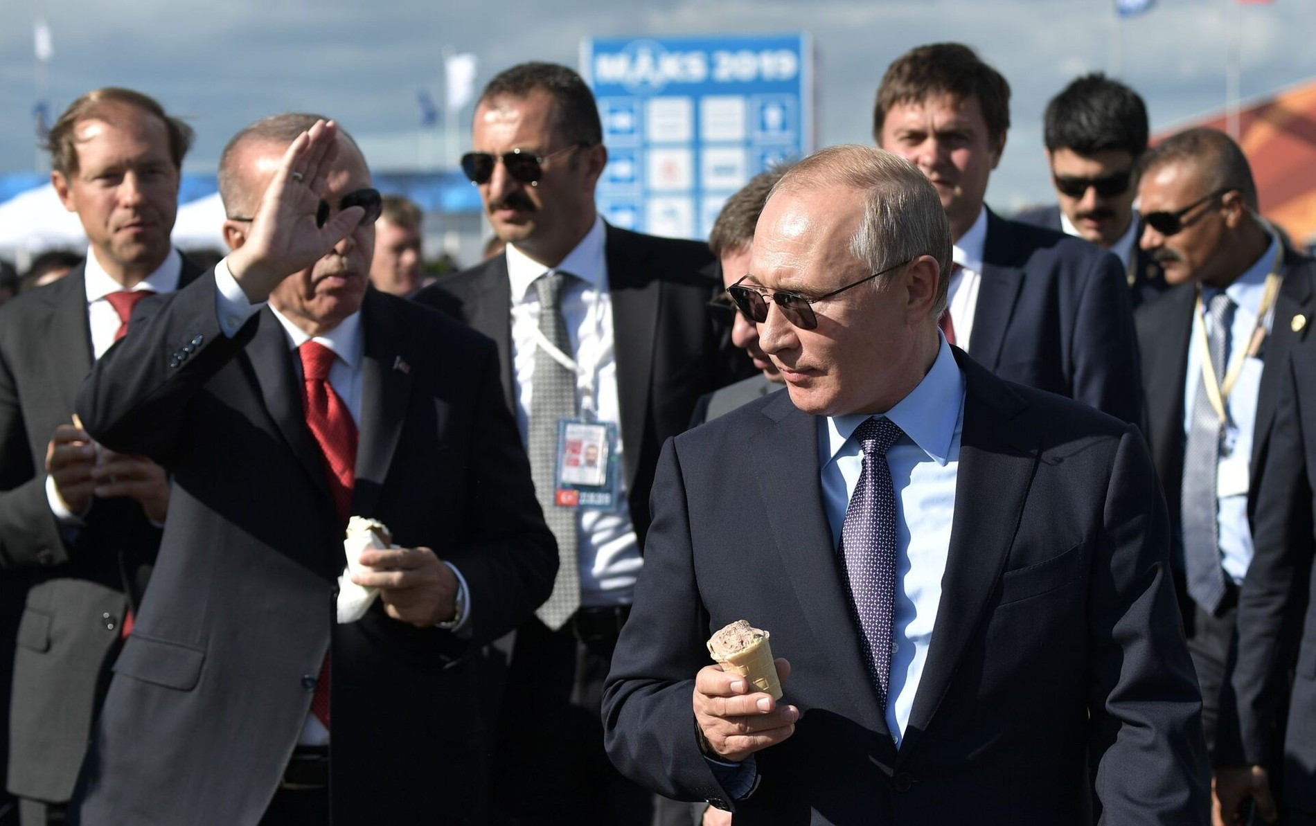 Реджеп Эрдоган и Владимир Путин