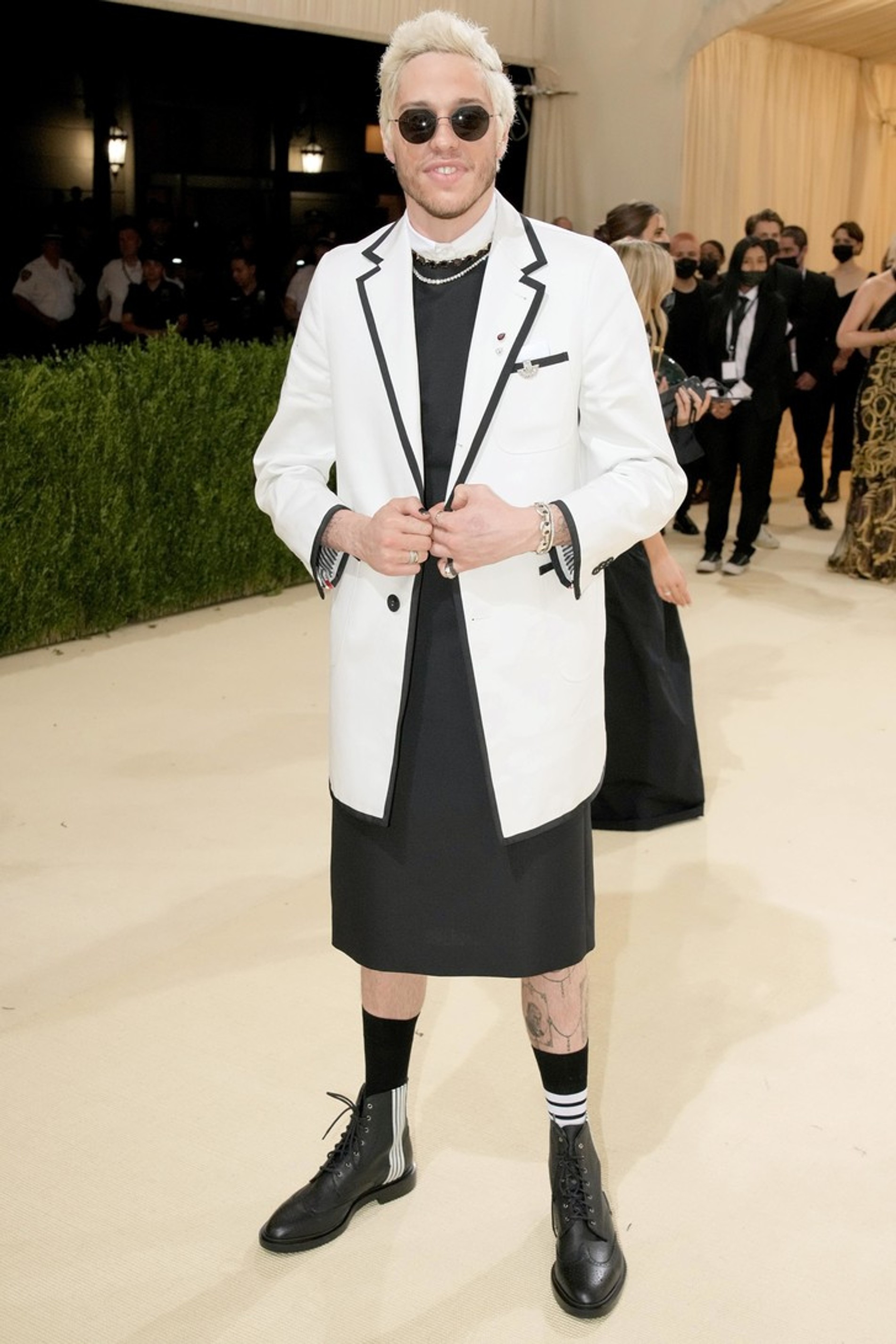 Пит Дэвидсон на Met Gala, 2021