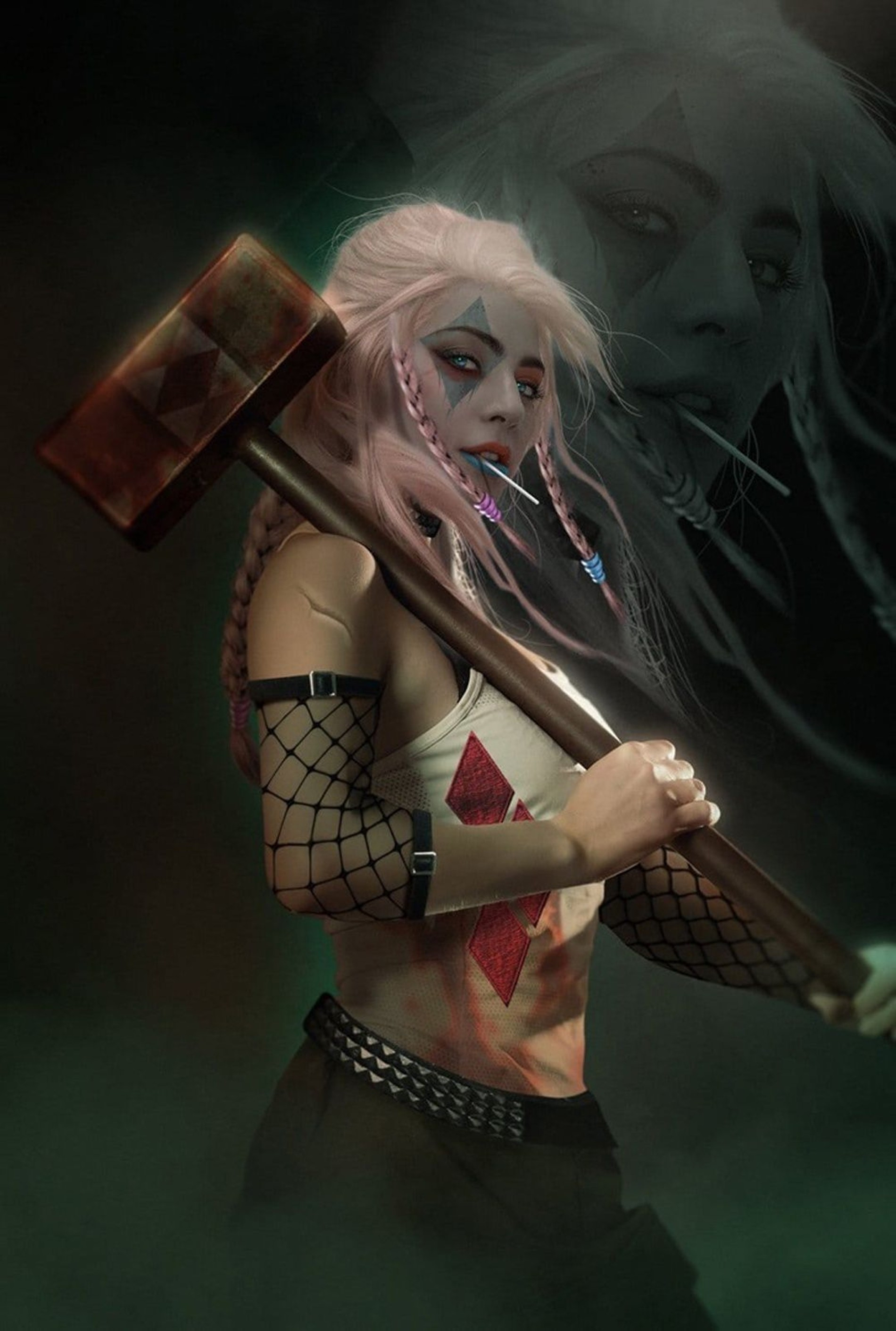 Фото: BossLogic 
Леди Гага в образе Харли Квинн