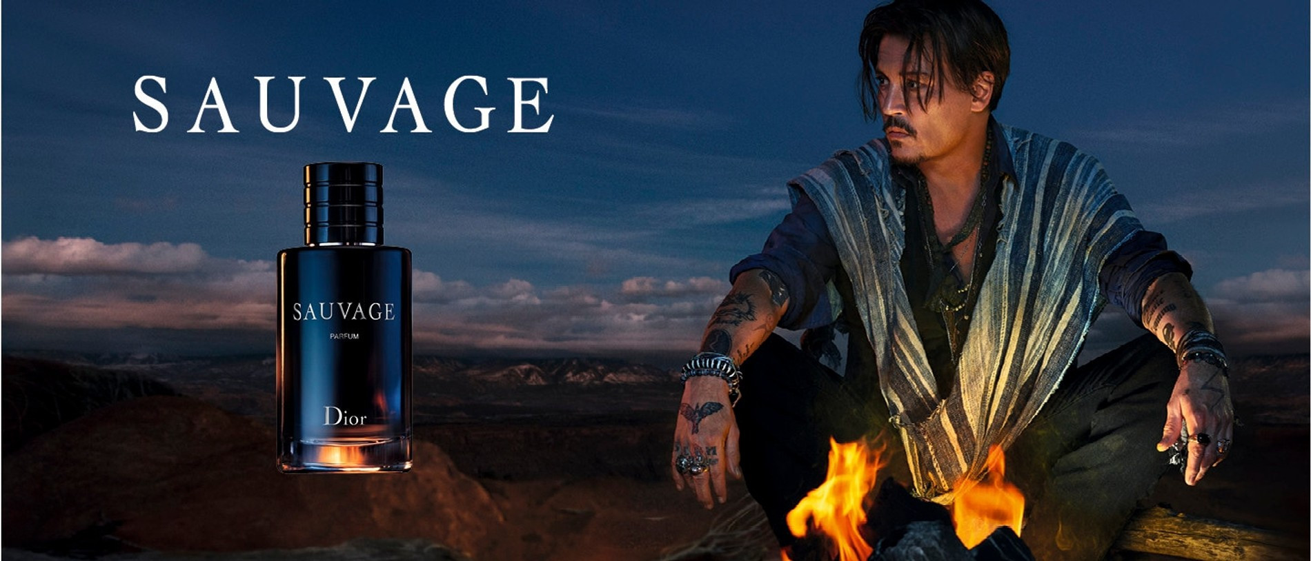 Рекламный имидж Dior Savage