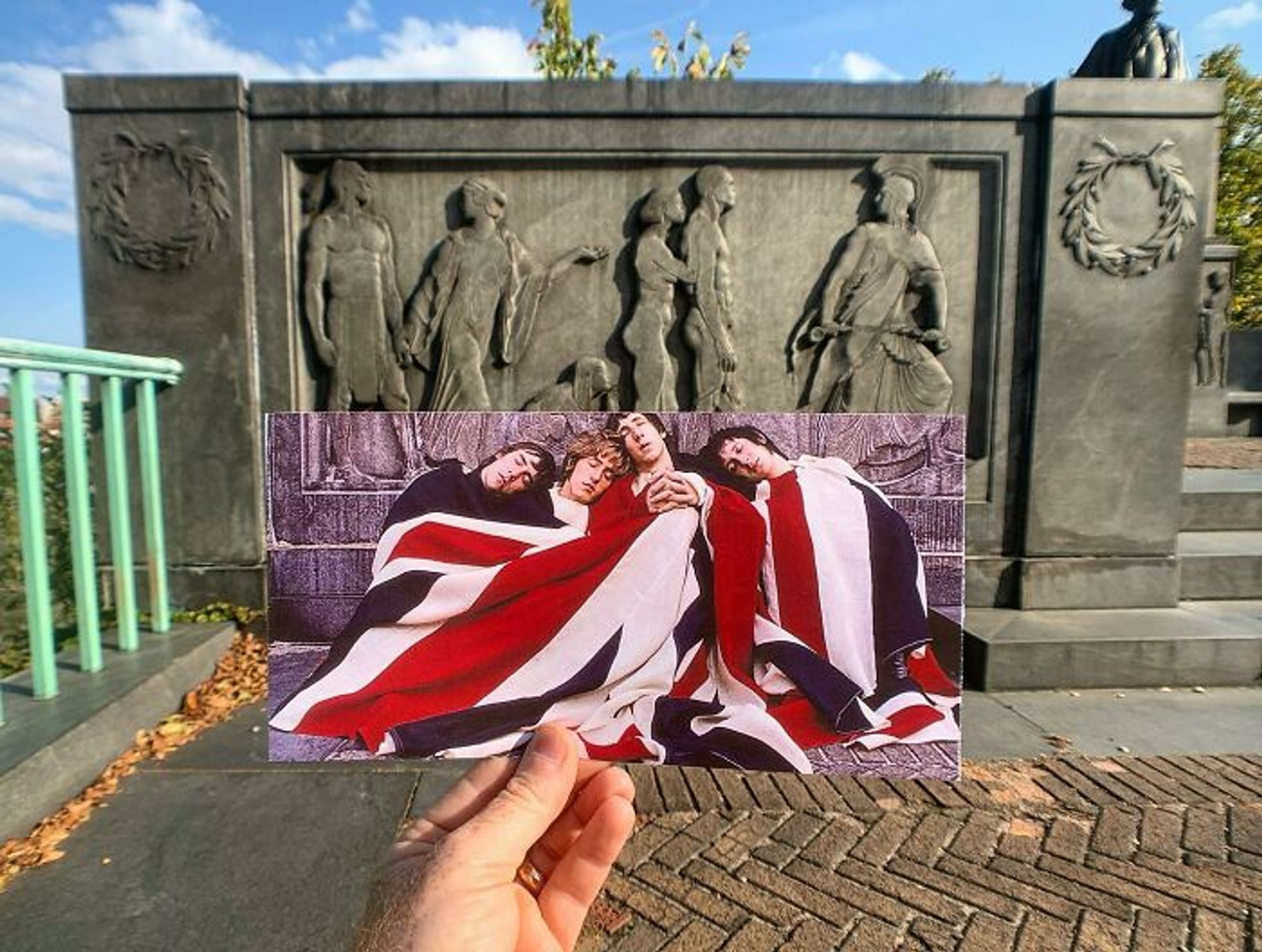 The Who, парк Морнингсайд в Нью-Йорке, 1968 год. Оригинальное фото сделано Артом Кейном
Фото: Instagram @ thebandwashere