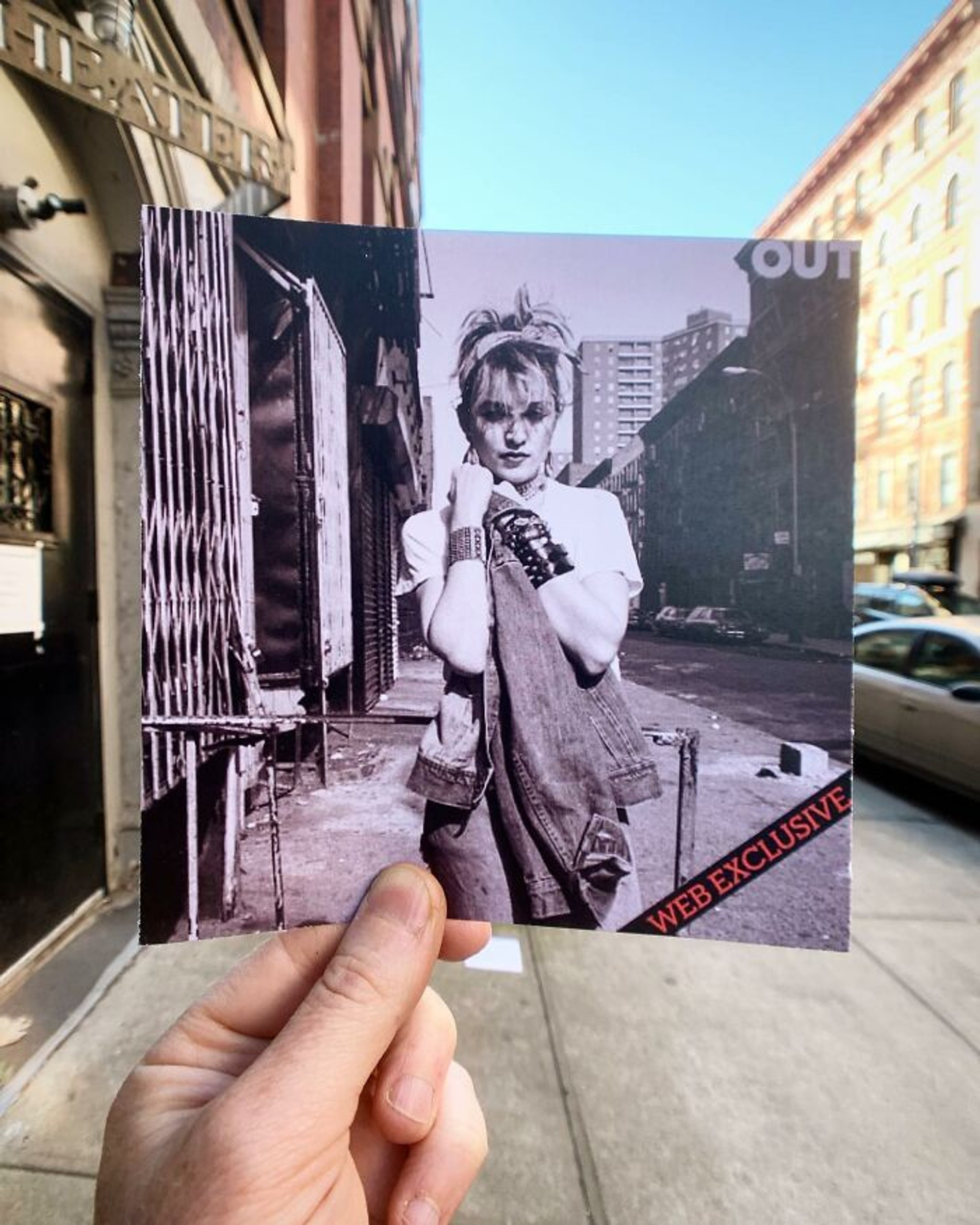 Мадонна, 1983 год, Нью-Йорк. Оригинальное фото сделано Ричардом Корманом
Фото: Instagram @ thebandwashere