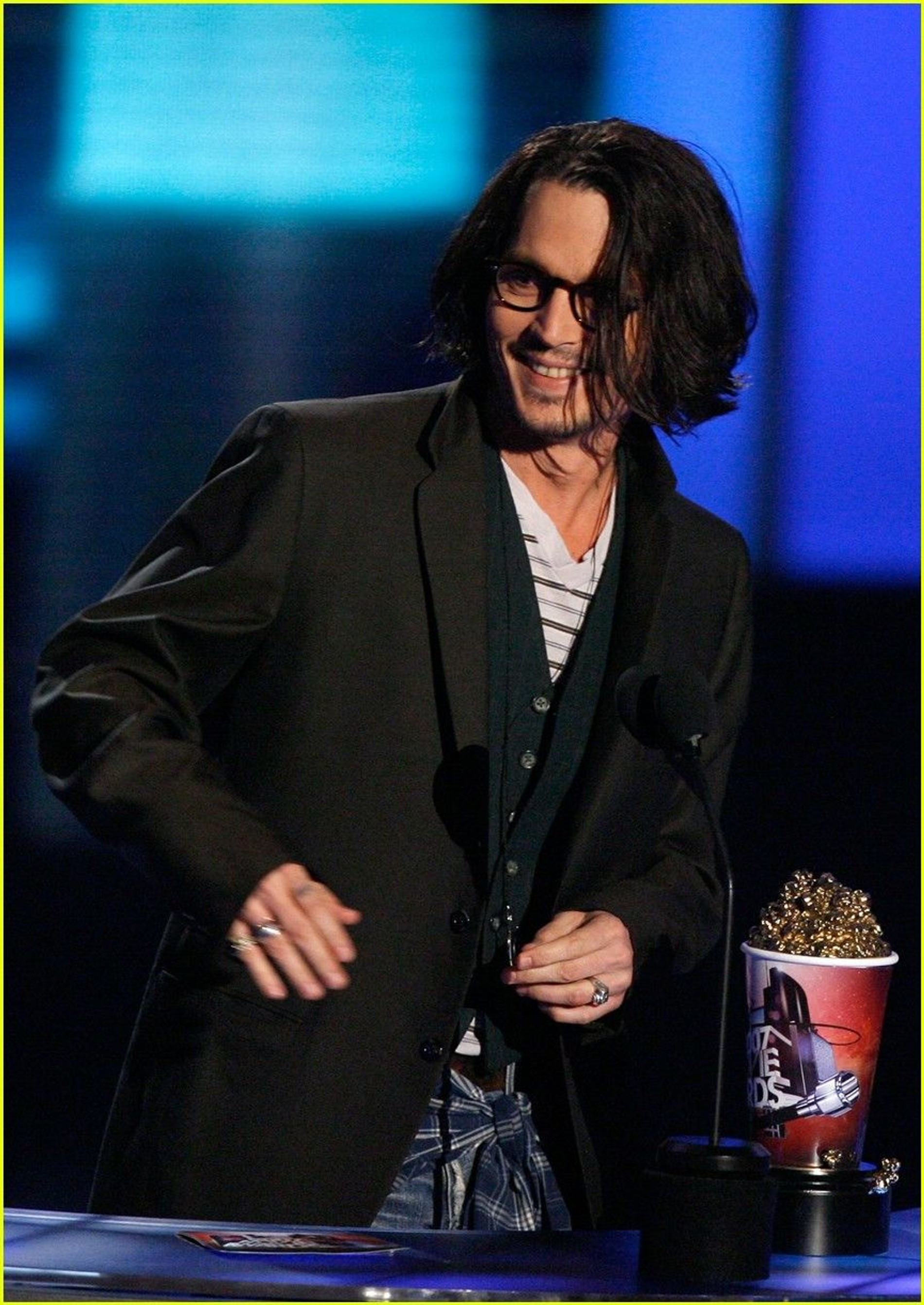 Джонни Депп на премии MTV Movie Awards в 2007 году
Фото: JustJared