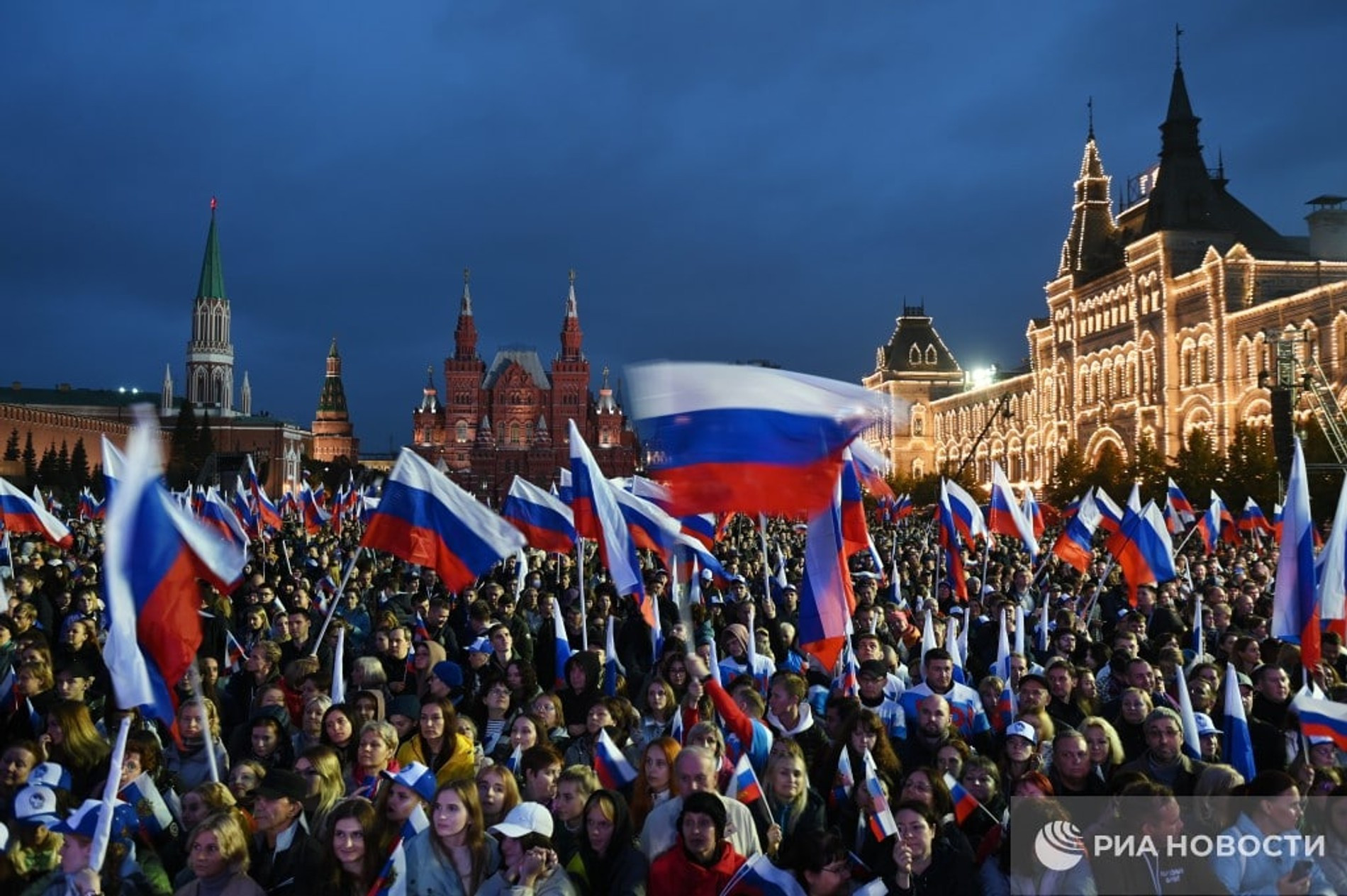 Митинг-концерт на Красной площади
Фото: РИА «Новости»
