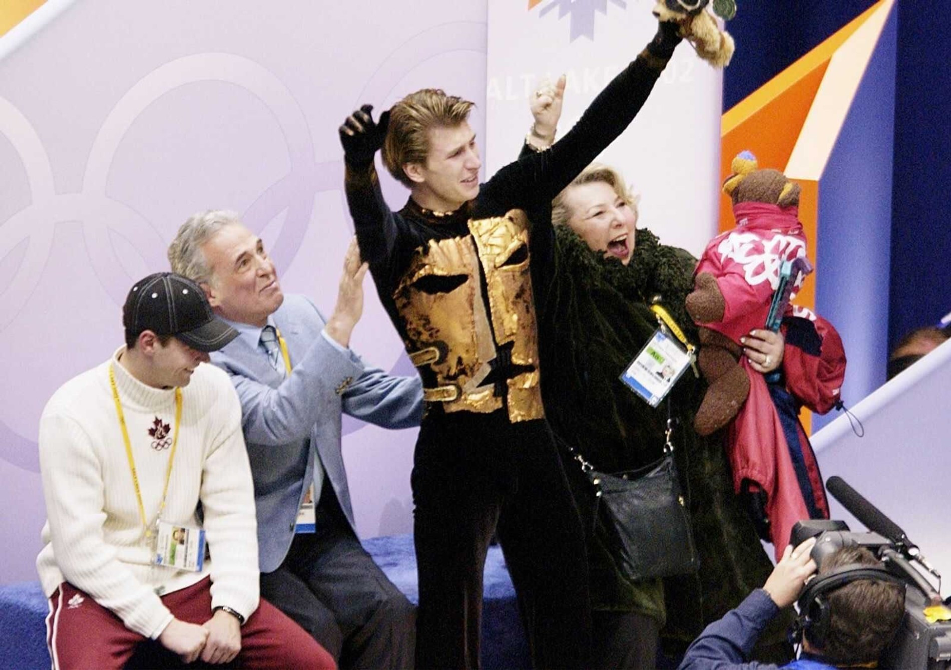 Татьяна Тарасова и Алексей Ягудин на Олимпиаде 2002 года.
Фото: kp