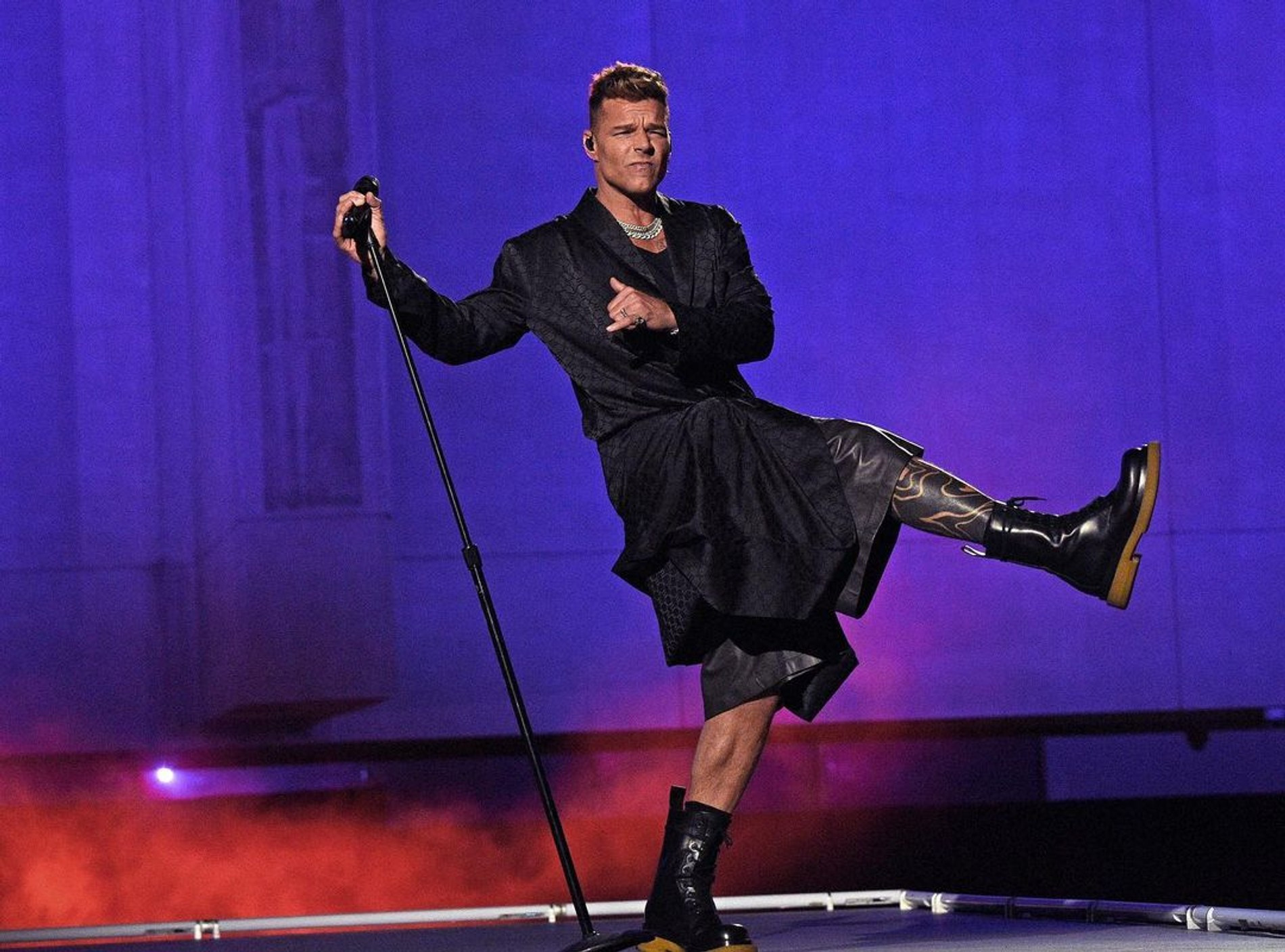 Рики Мартин на шоу Savage X Fenty Vol. 3
Фото: Getty Images