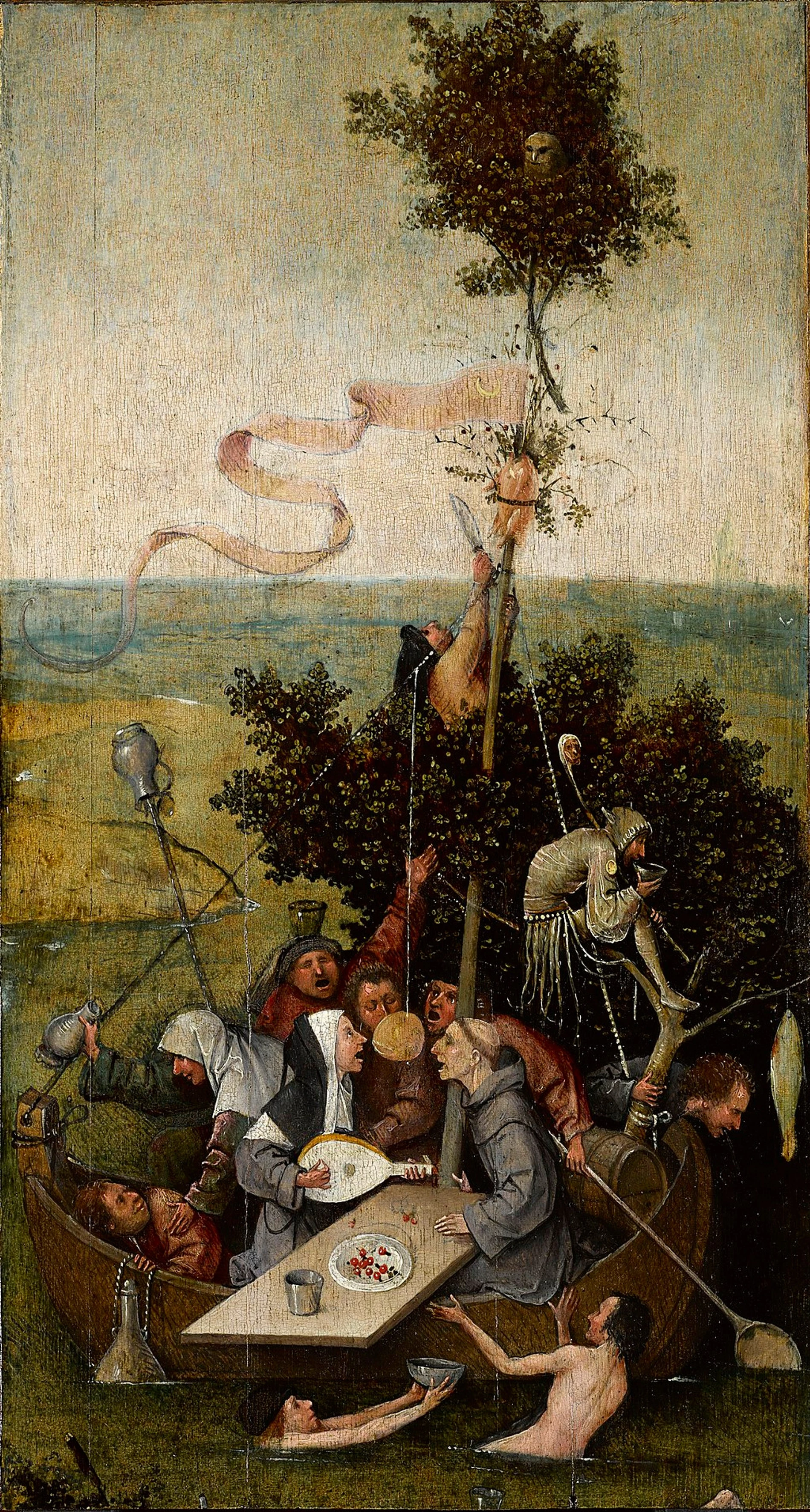 Иероним Босх, «Корабль дураков», 1495–1500 гг. Источник: Het Noordbrabants Museum