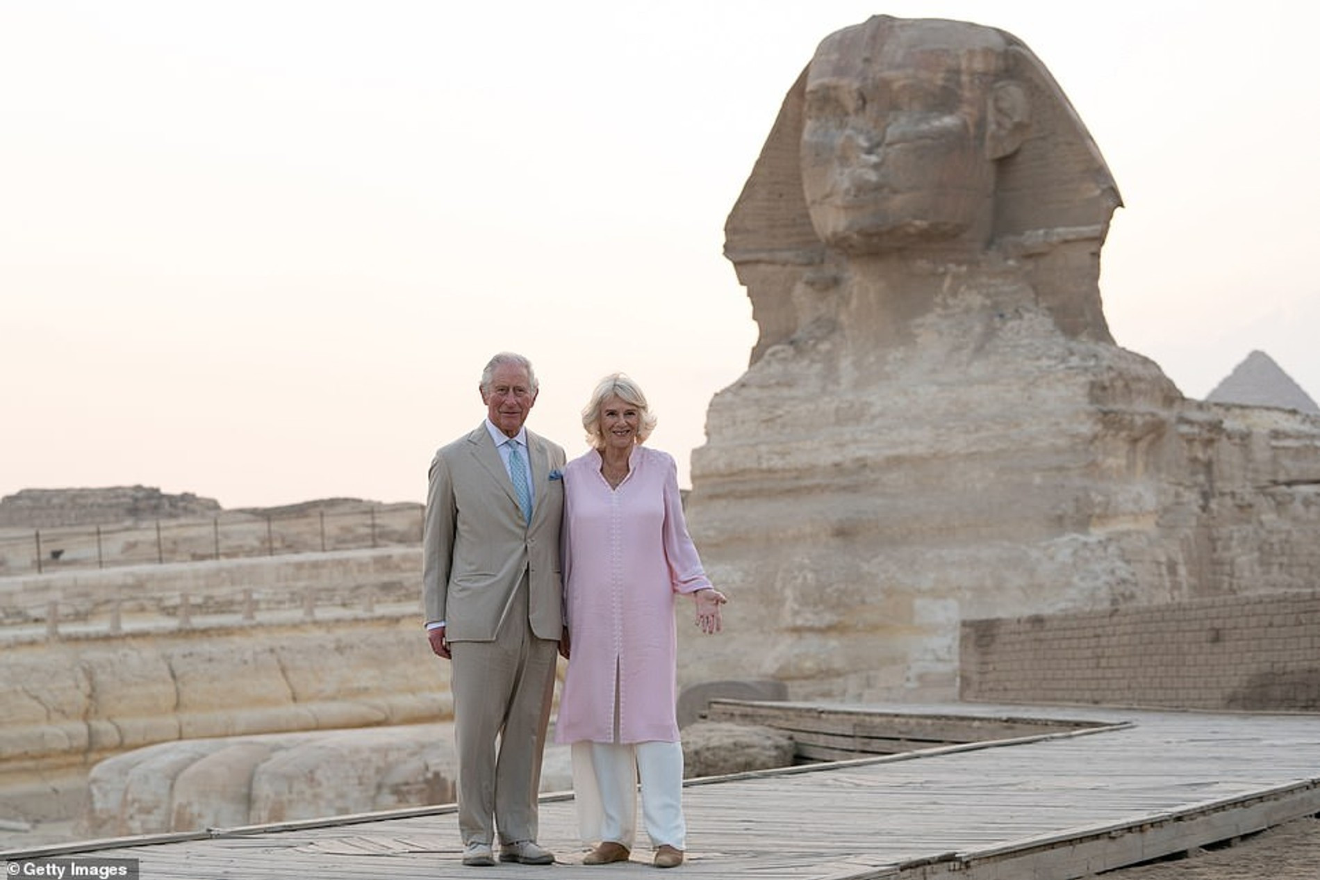 Чарльз и Камилла в Египте в 2021 году
Фото: Getty