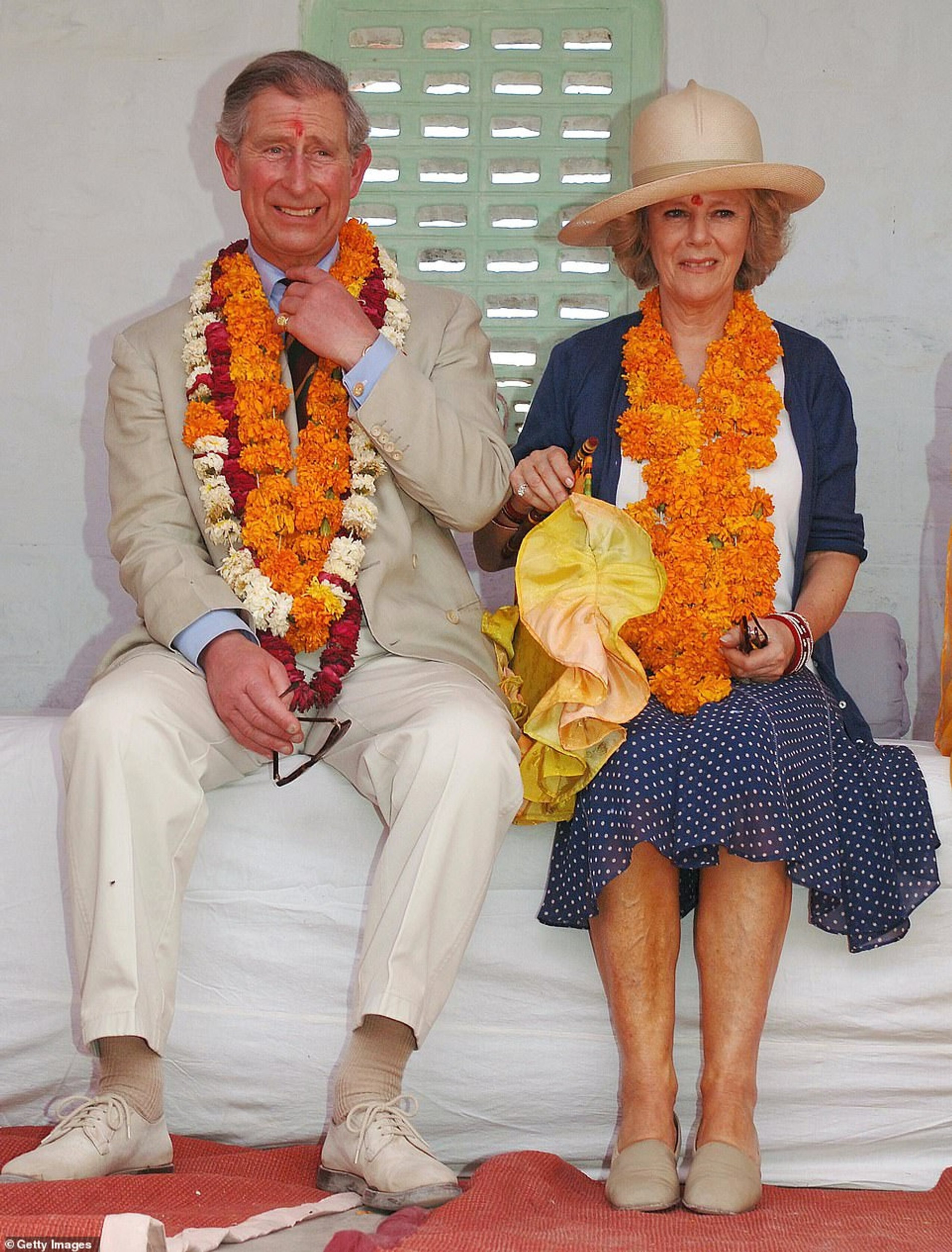 Чарльз и Камилла в Индии в 2006 году
Фото: Getty