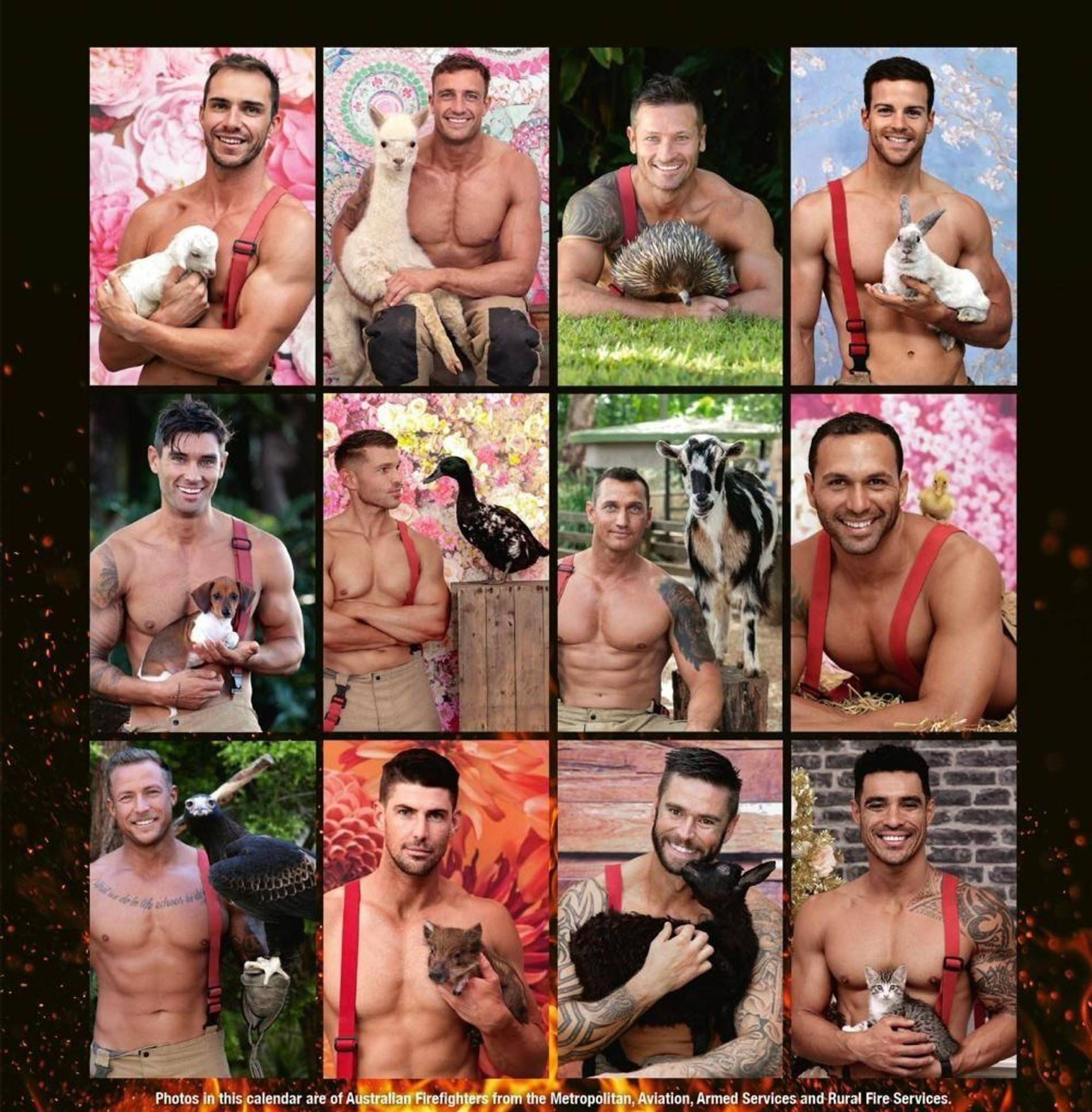 Фото: AUSTRALIAN FIREFIGHTERS CALENDAR