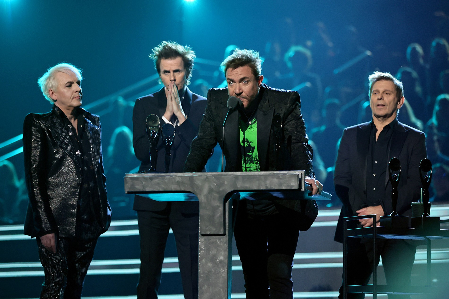 Duran Duran на церемонии посвящения в Зал славы рок-н-ролла
Фото: Getty