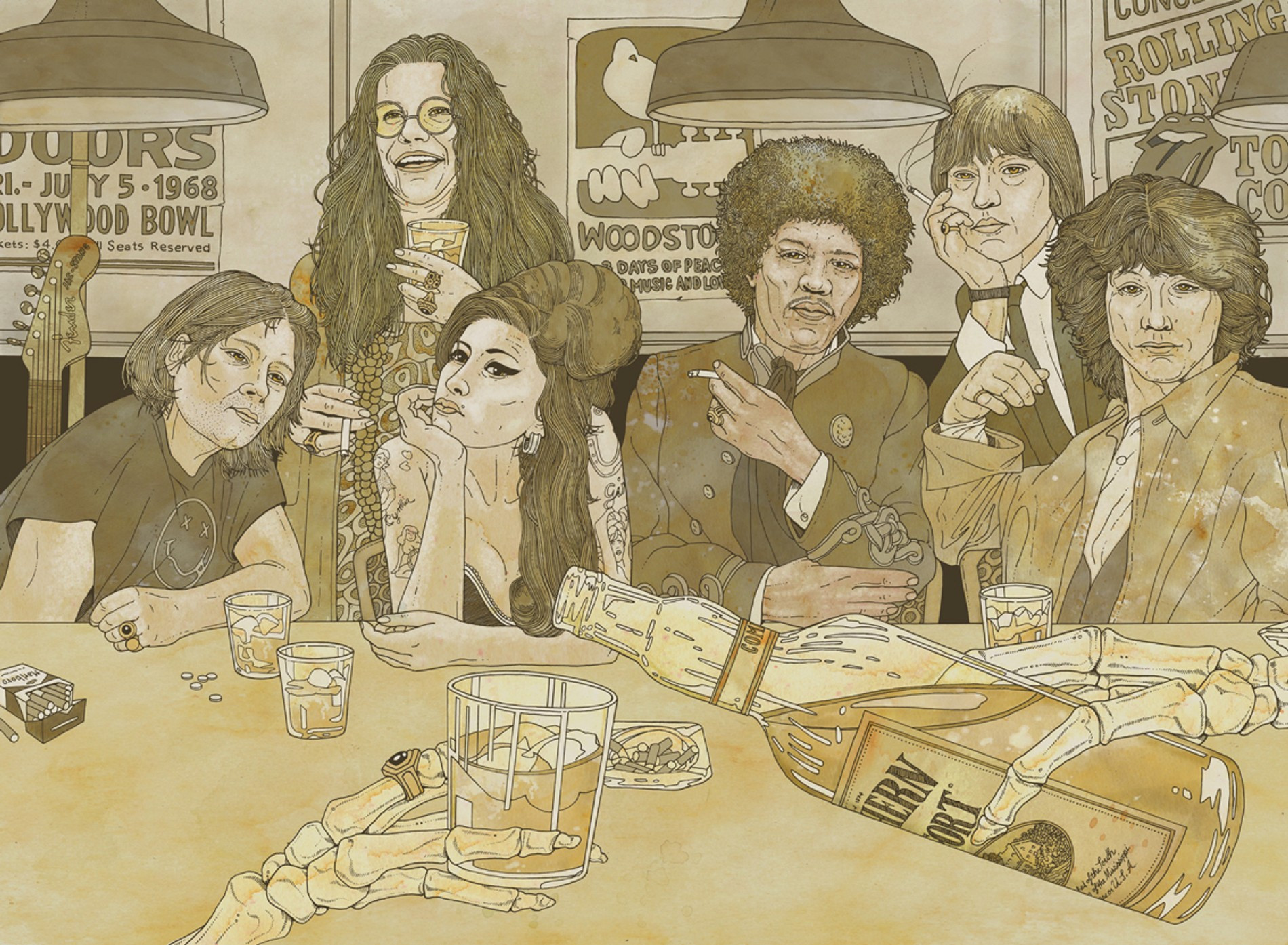 Дитмар Райнхард, The 27 Club. Источник: Behance