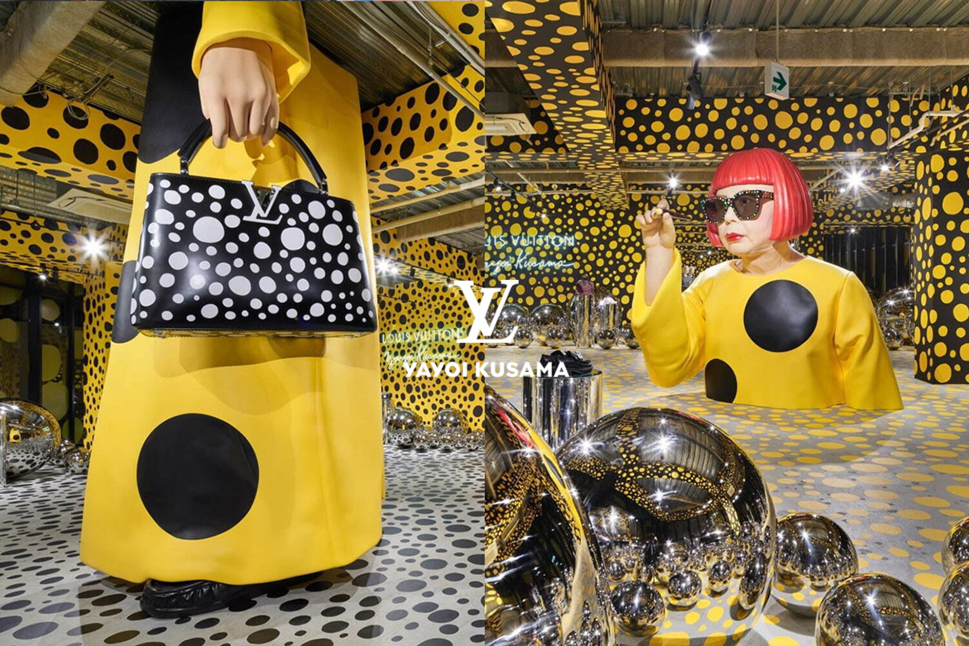 Louis Vuitton открыл в Токио концепт-стор с гигантской скульптурой художницы
Фото: LV
