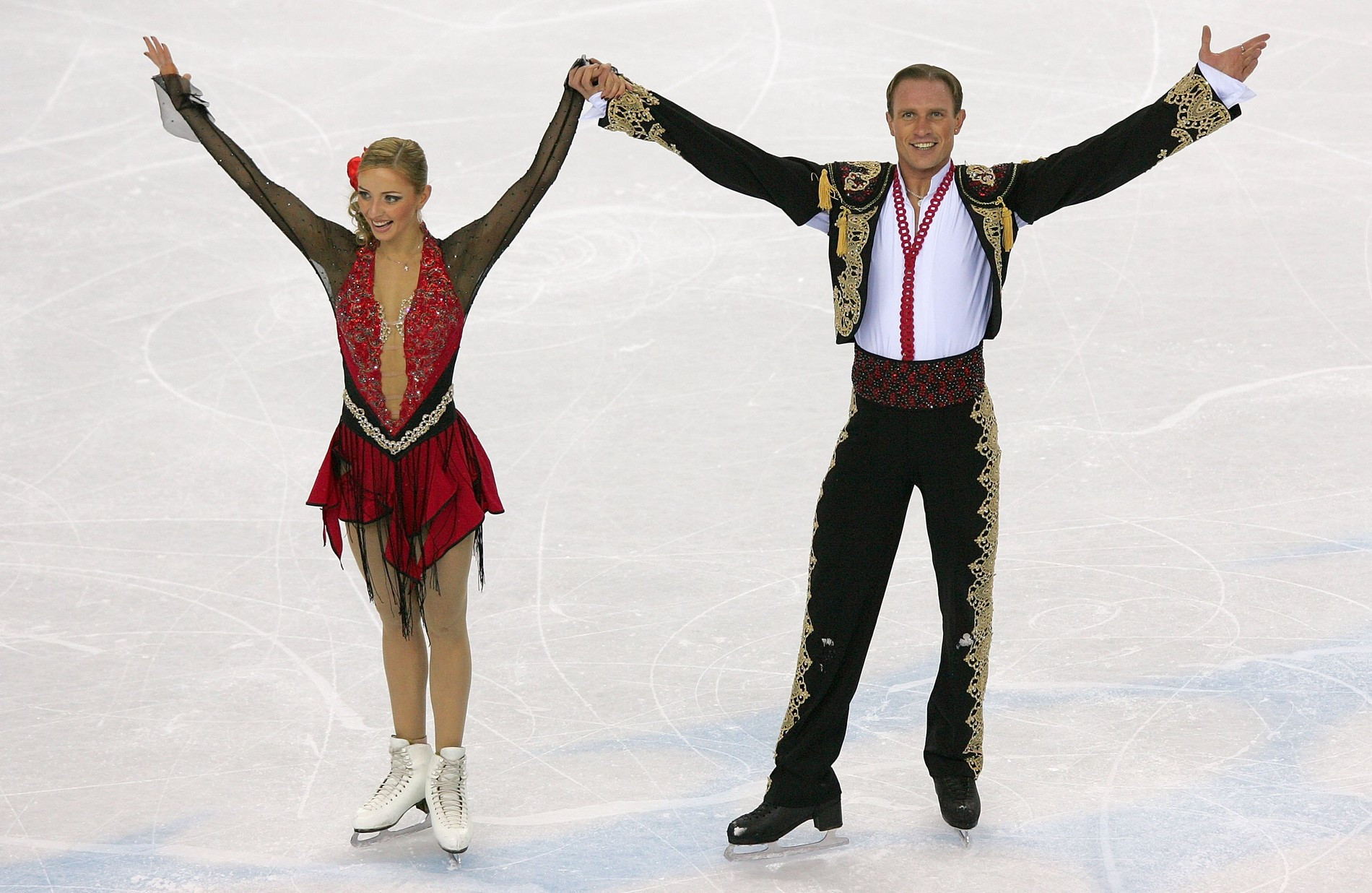 Татьяна Навка и Роман Костомаров на Олимпийских играх в Турине в 2006 году
Фото: Getty Images