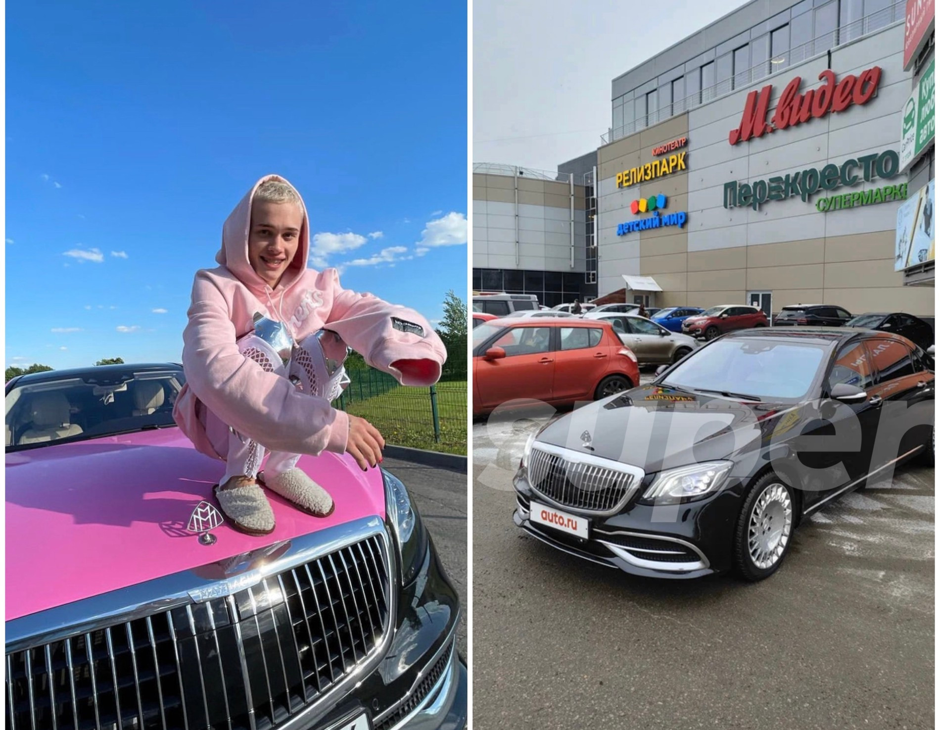 Милохин и его автомобиль
Фото: Super / Инстаграм (запрещен в РФ) Дани Милохина