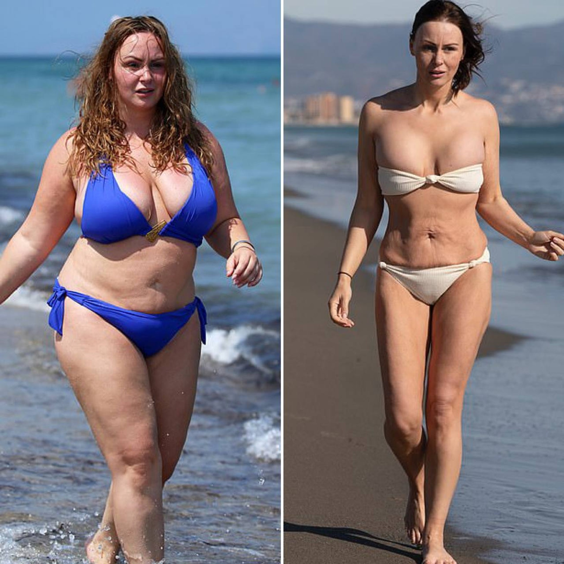 Шанель Хэйс до и после похудения
Фото: Daily Mail