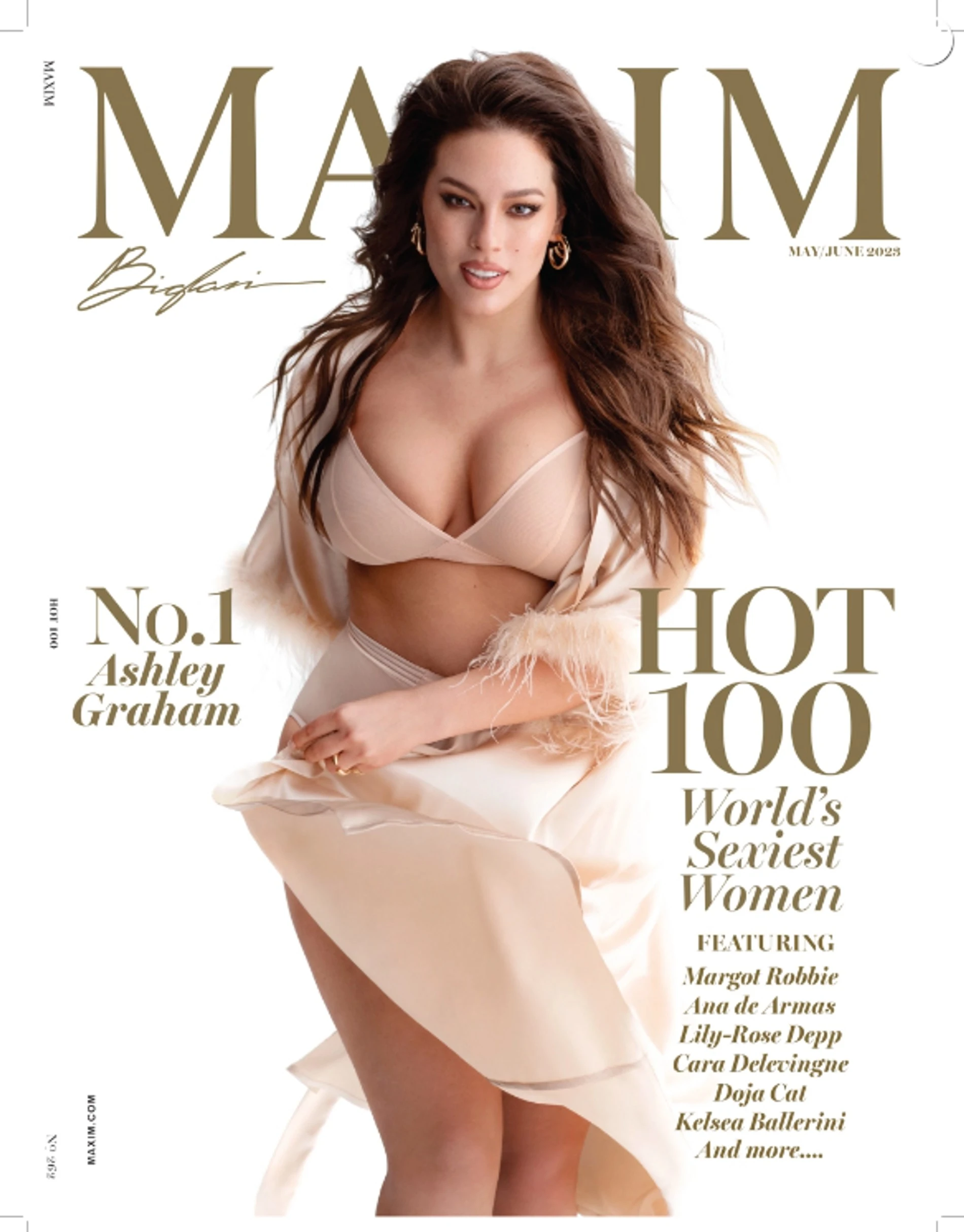 Обложка американского журнала Maxim c Эшли Грэм
Фото: Maxim