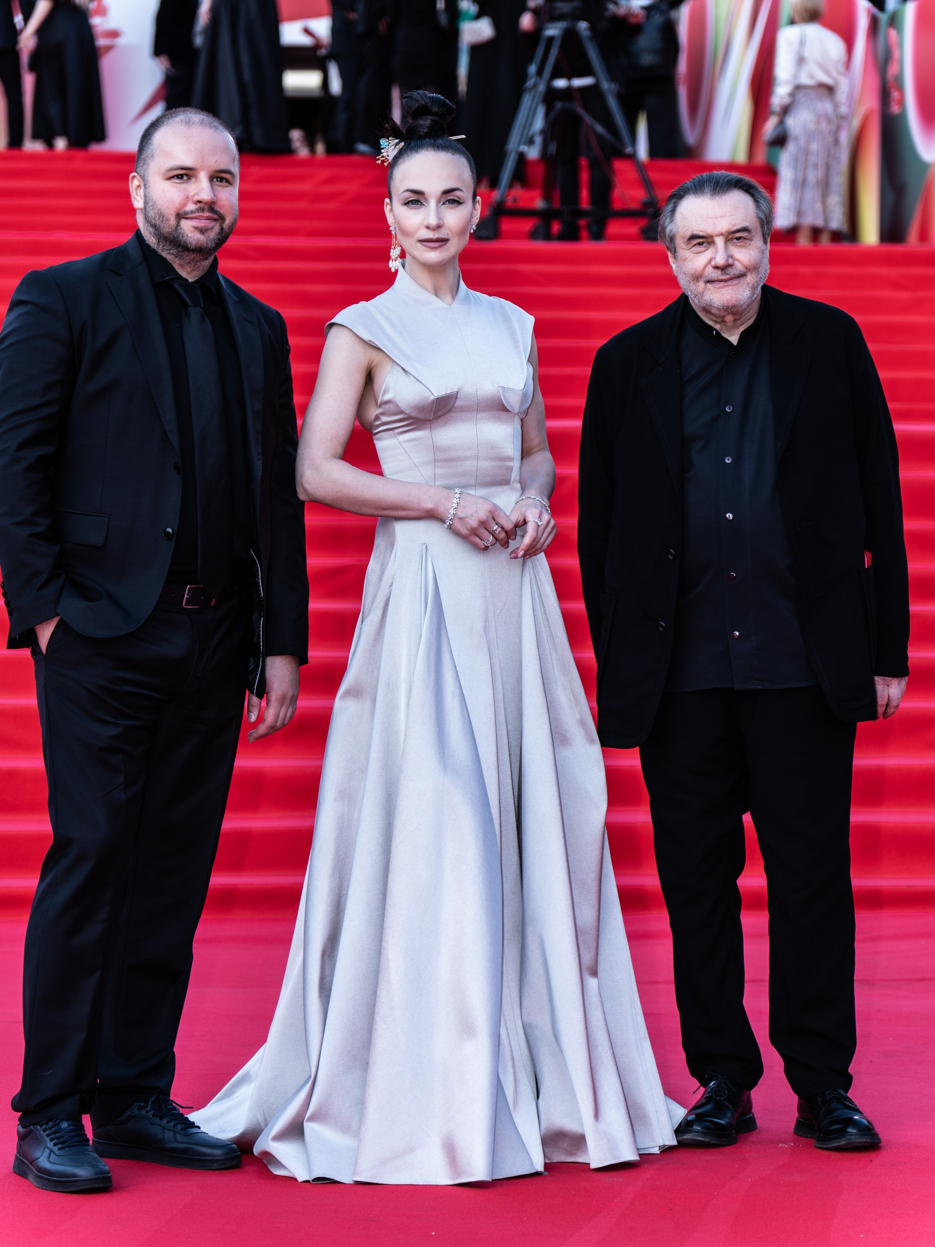 Андрей Золотарев, Анна Снаткина, Алексей Учитель. Фото: Super.ru / Полина Егорова 