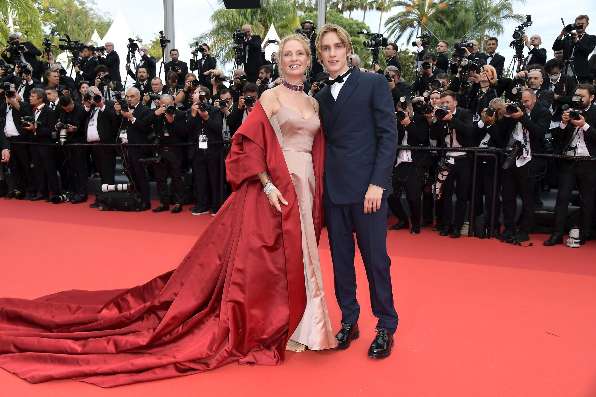 Ума Турман с сыном
Фото: Getty Images
