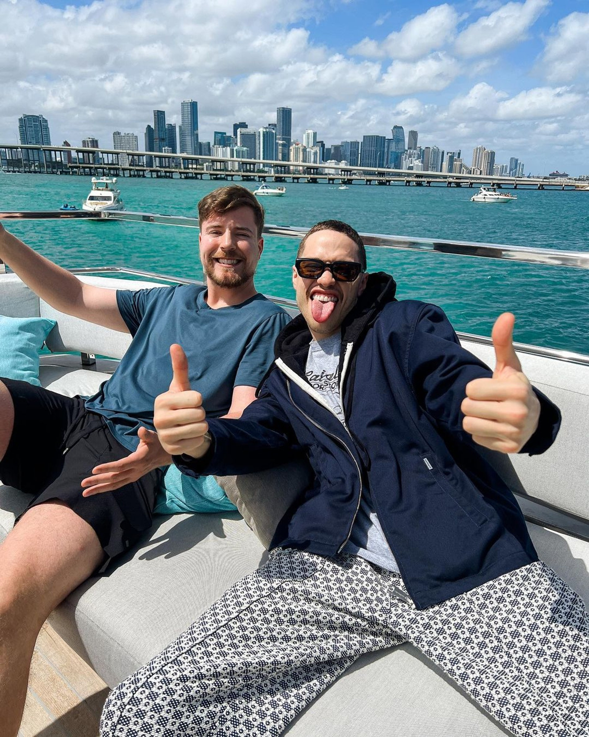 MrBeast и Пит Дэвидсон
Фото: Инстаграм* @mrbeast