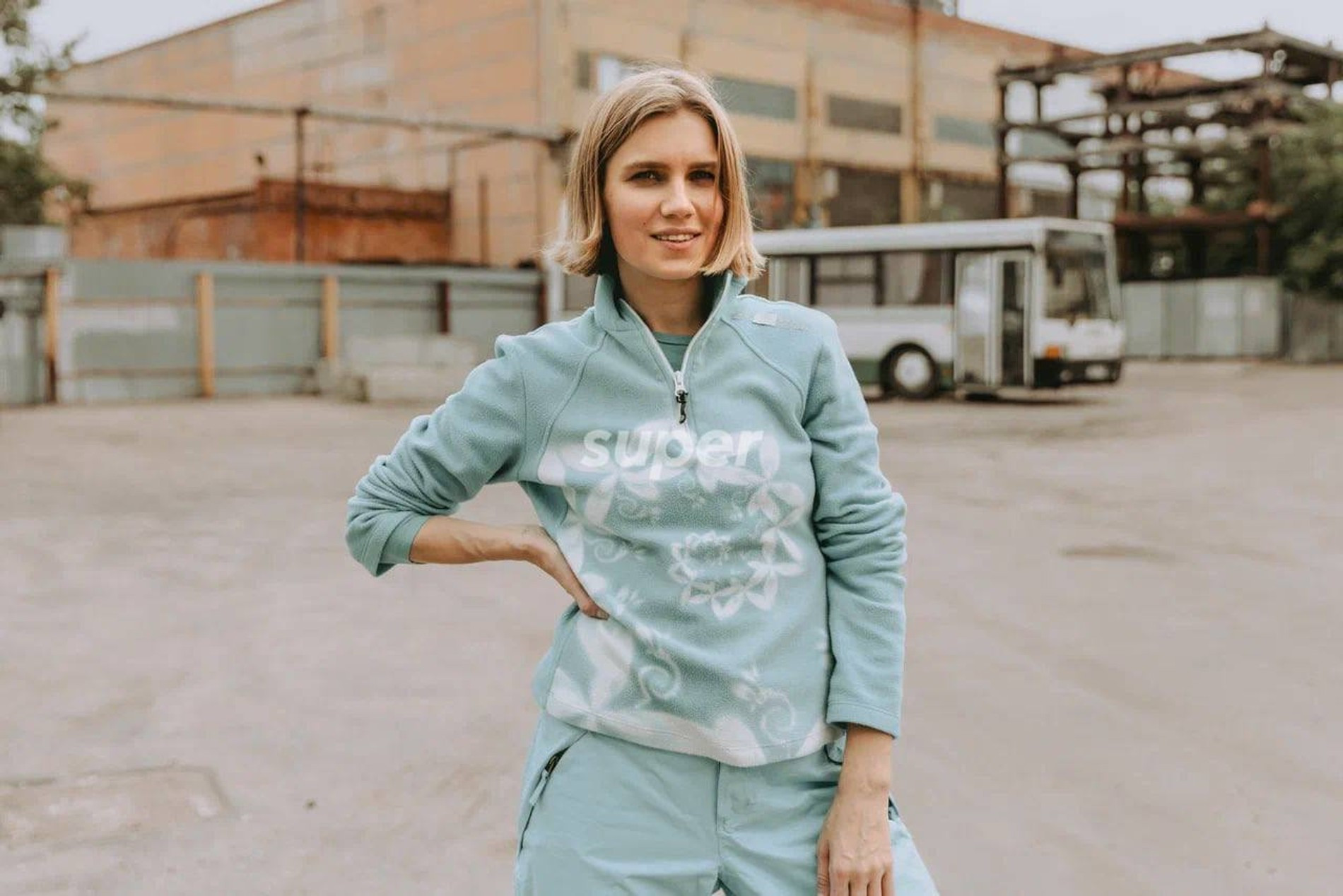 Дарья Мельникова на съемках «Папиных дочек». Фото: Super