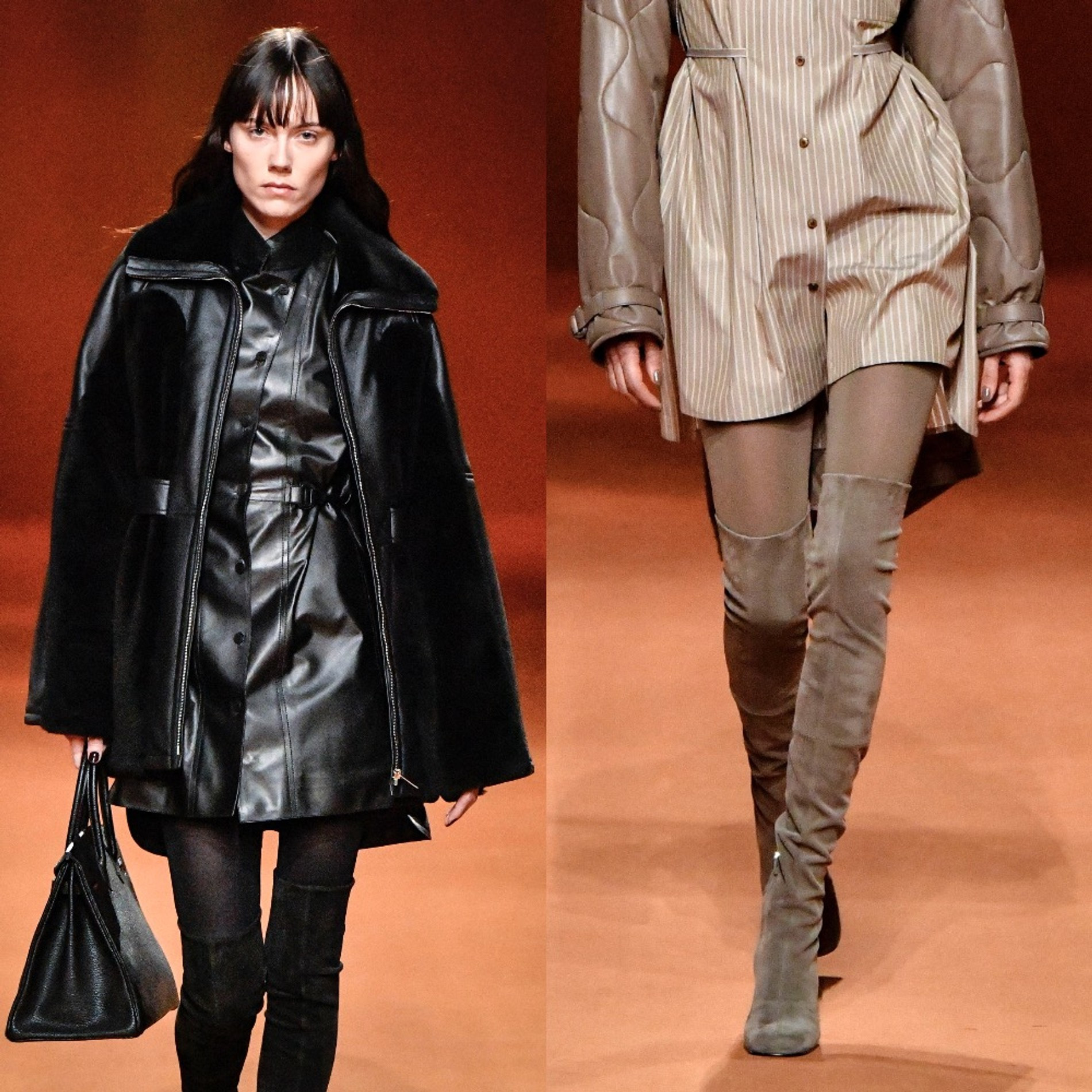 Показ Hermès осень-зима 2023-2024. Фото: Getty Images