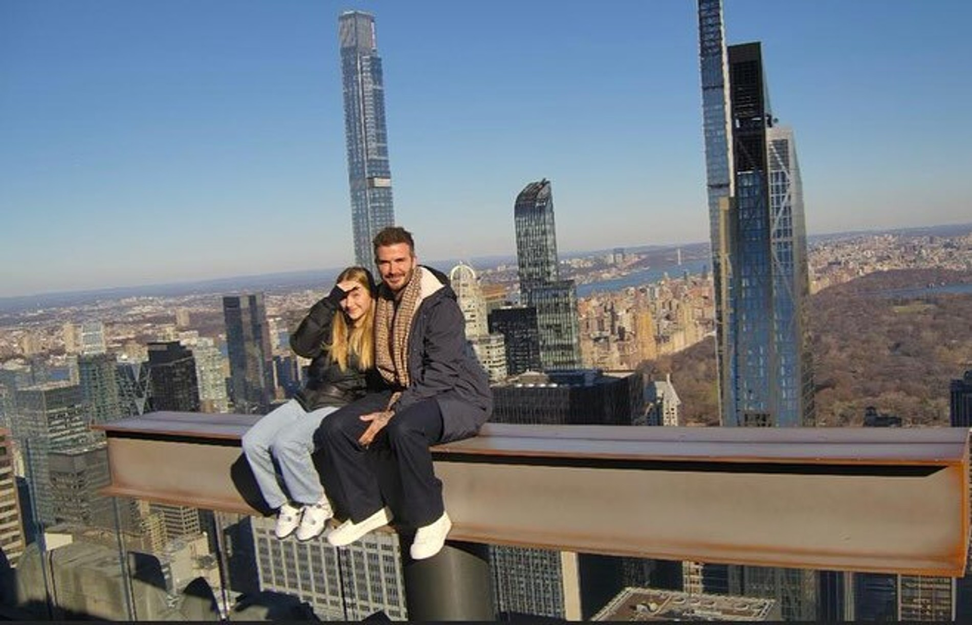 Харпер и Дэвид Бекхэм. Фото: Инстаграм (запрещен в РФ) @davidbeckham