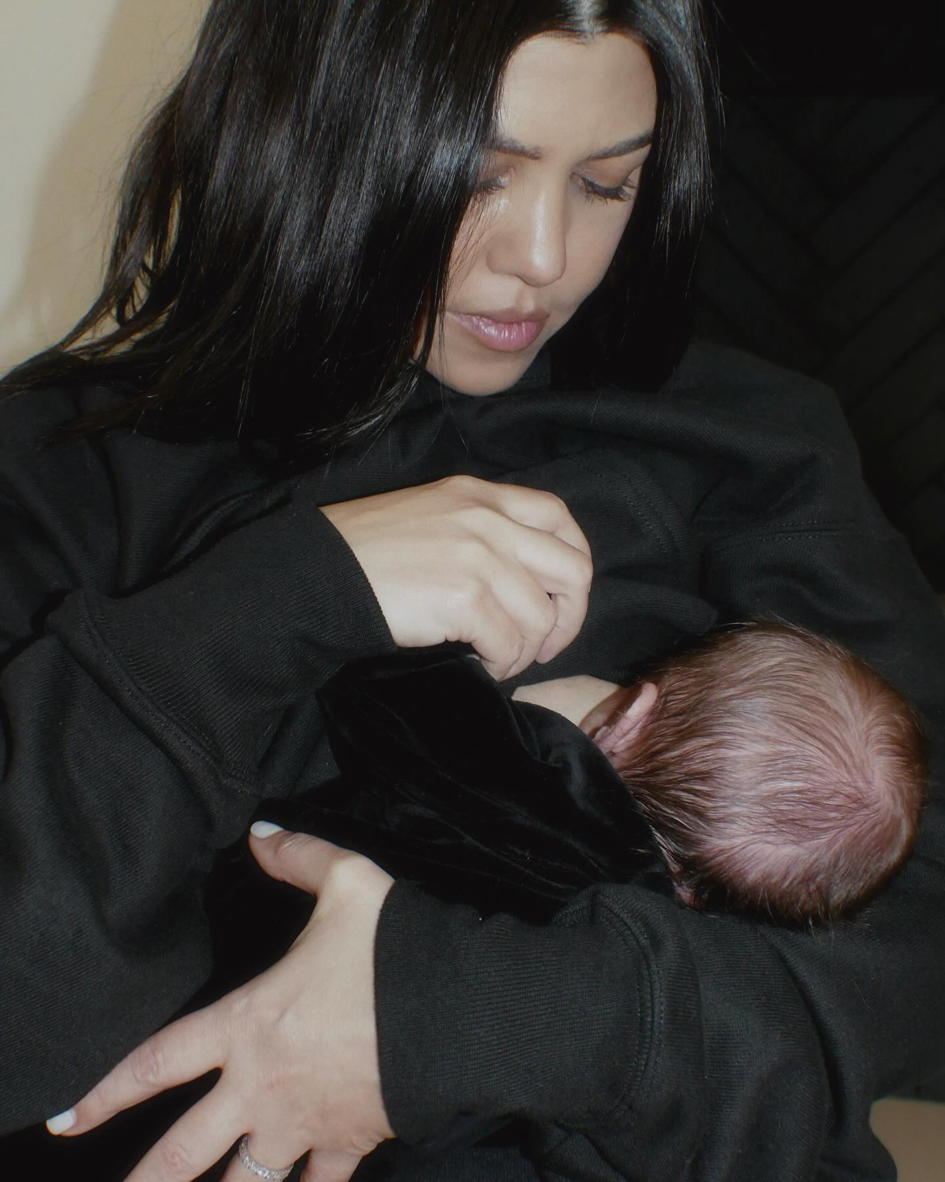 Кортни Кардашьян и Рокки. Фото: Инстаграм* @kourtneykardash