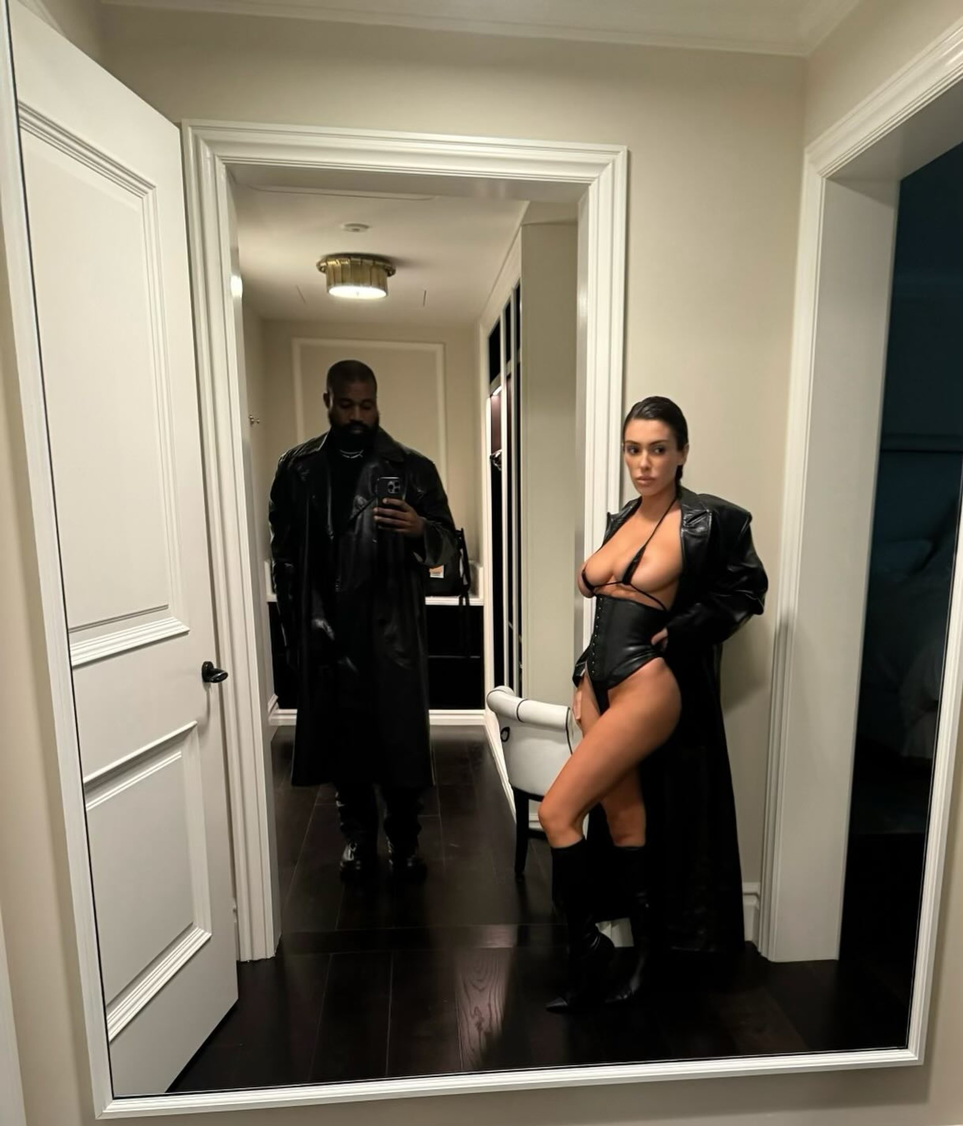 Канье Уэст и Бьянка Ценсори. Фото: инстаграм* @kanyewest