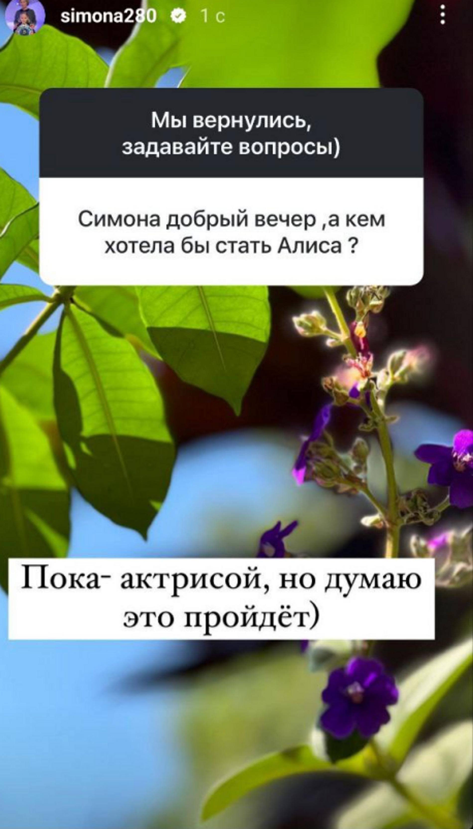 Фото: Инстаграм (запрещен в РФ) @simona280