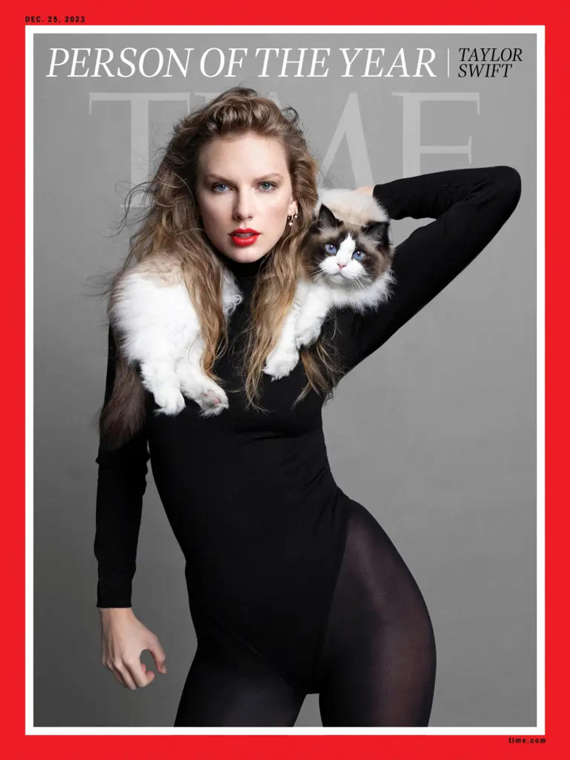 Тейлор Свифт на обложке Time. Фото: Time
