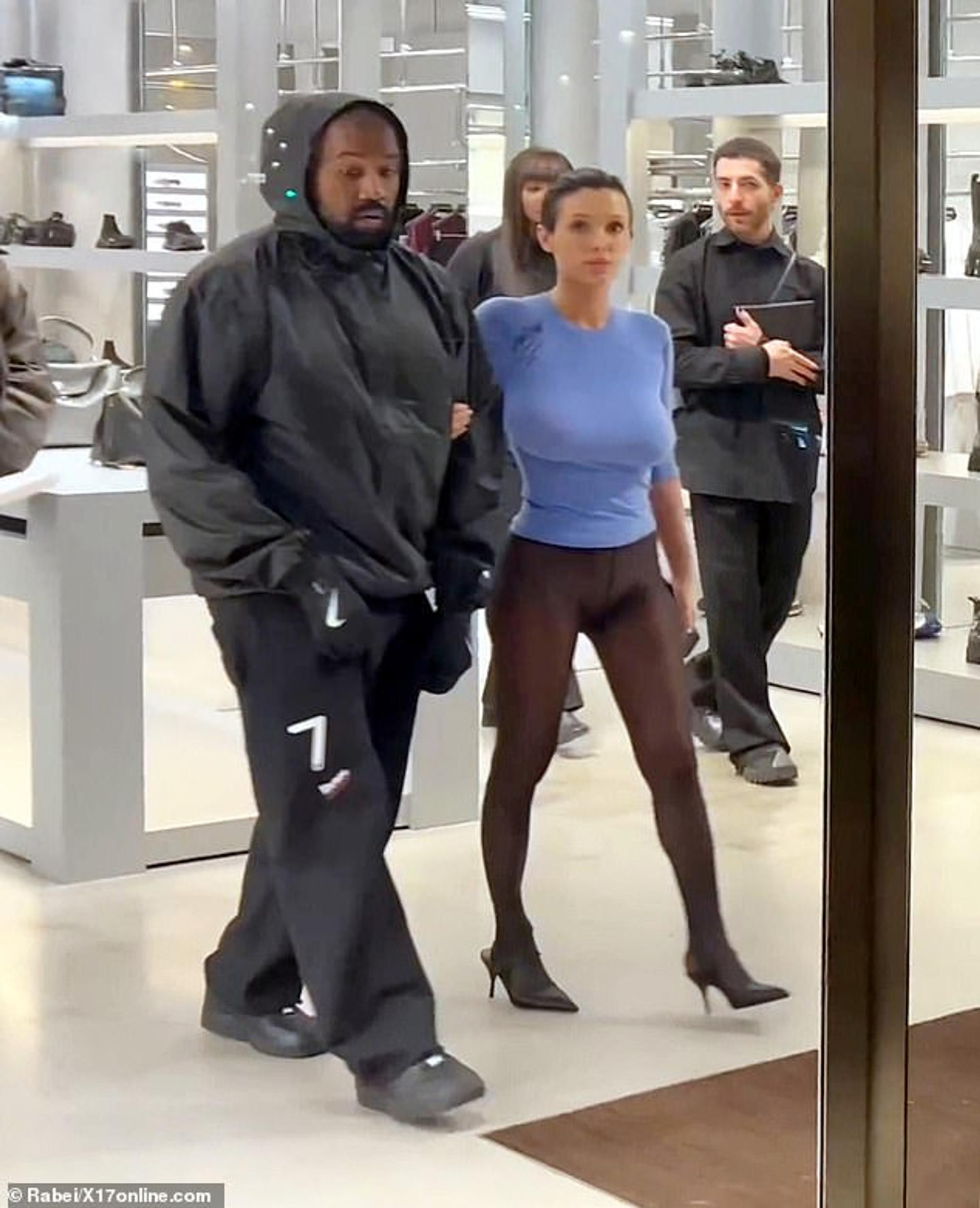 Канье Уэст и Бьянка Ценсори. Фото: Daily Mail