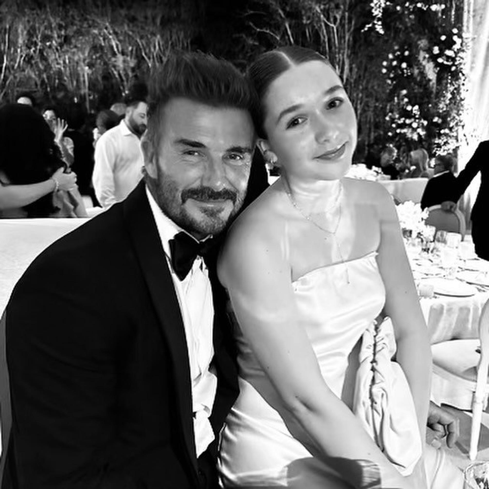 Дэвид и Харпер Бекхэм. Фото: Инстаграм* @davidbeckham