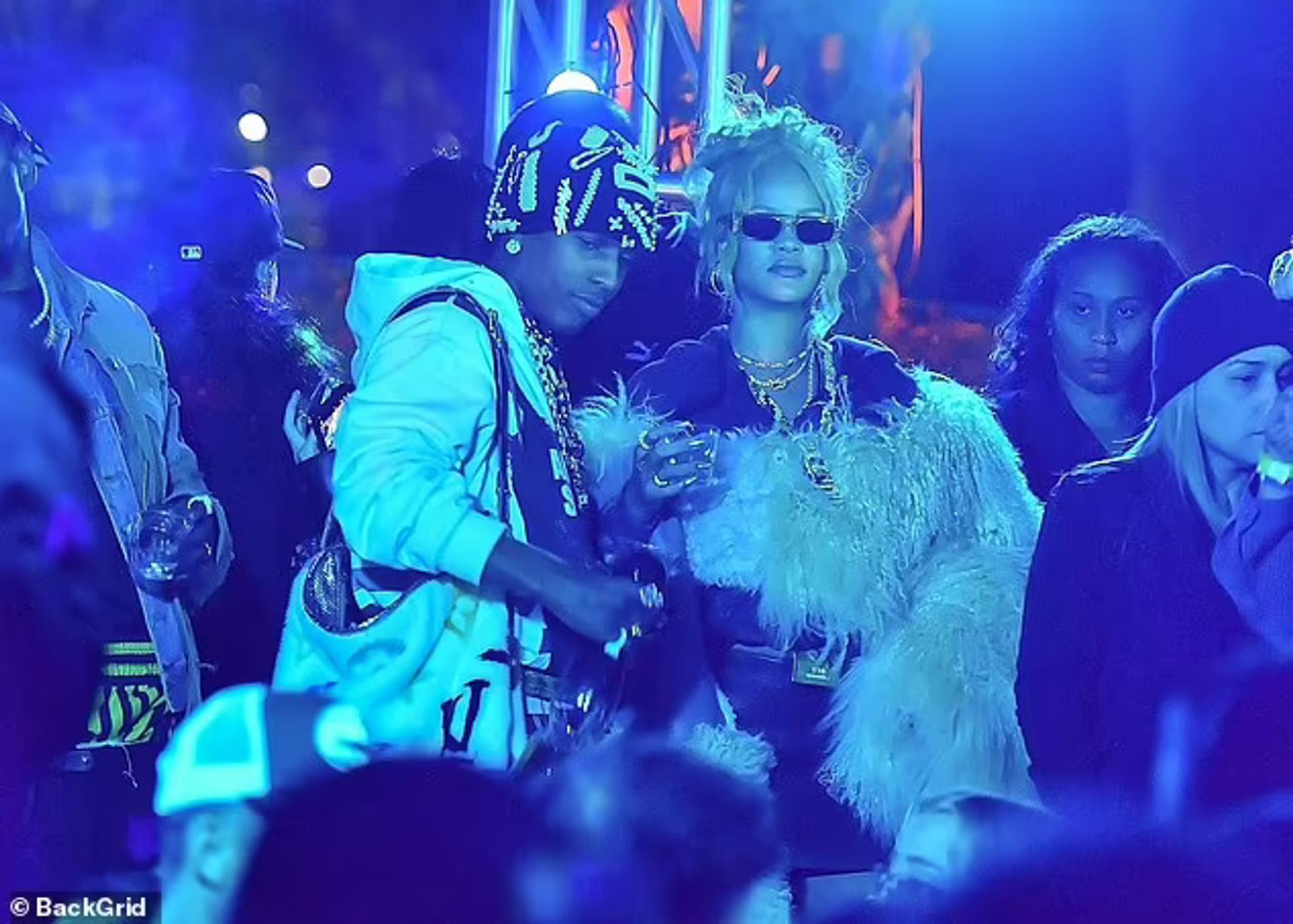 Рианна и A$AP Rocky на фестивале Coachella. Фото: BackGrid