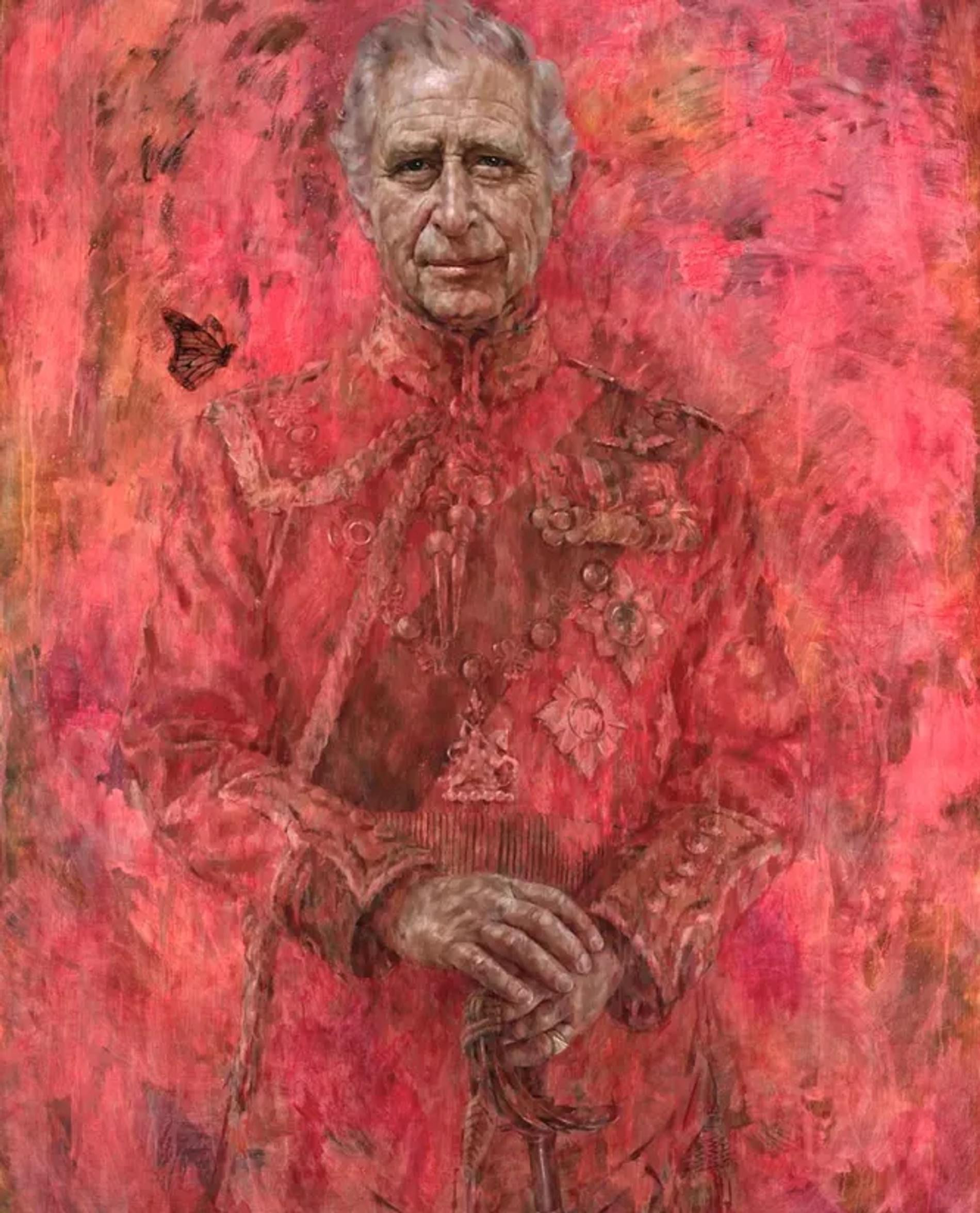 Первый официальный портрет короля Карла III. Фото: Инстаграм* @royalfamily