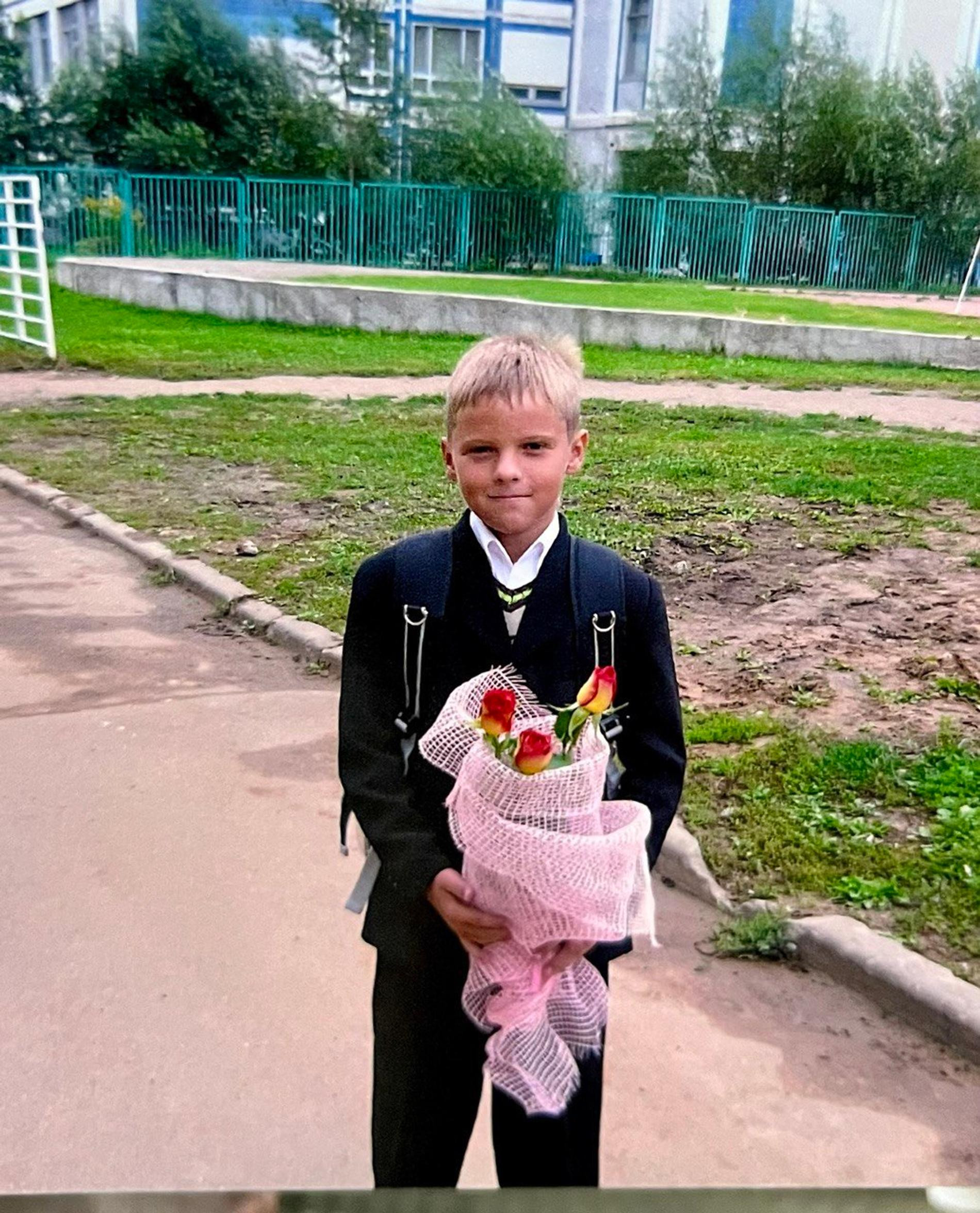 Димас Блог на школьной линейке. Фото: предоставлено командой артиста