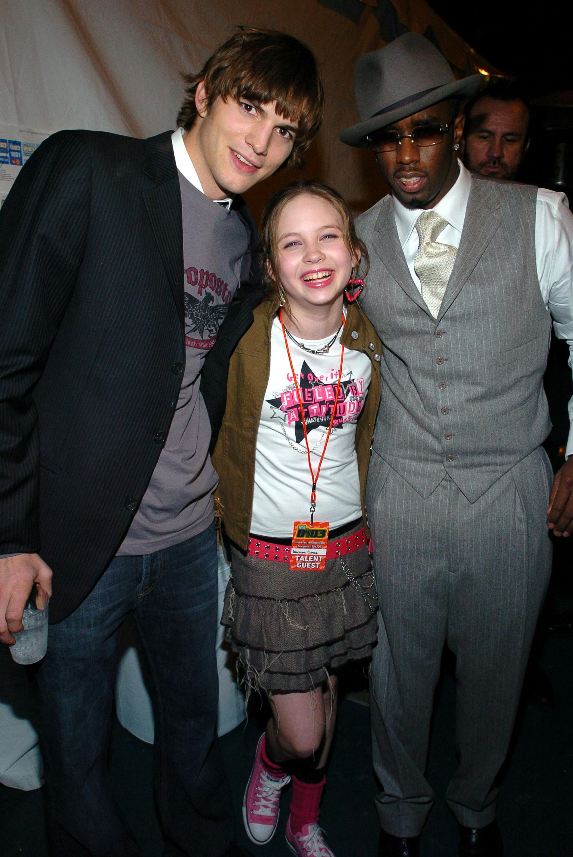 Эштон Катчер, Дэйви Чейз и P.Diddy. Фото: Getty Images