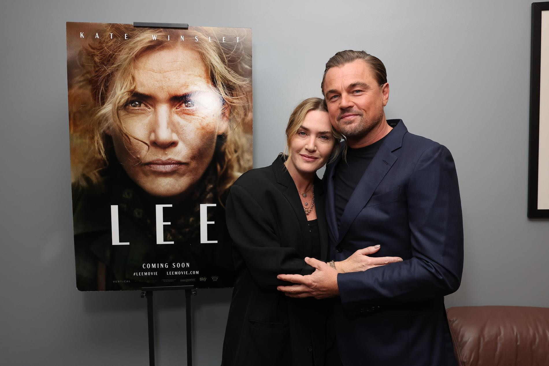 Леонардо Ди Каприо и Кейт Уинслет на премьере фильма «Ли». Фото: Getty Images